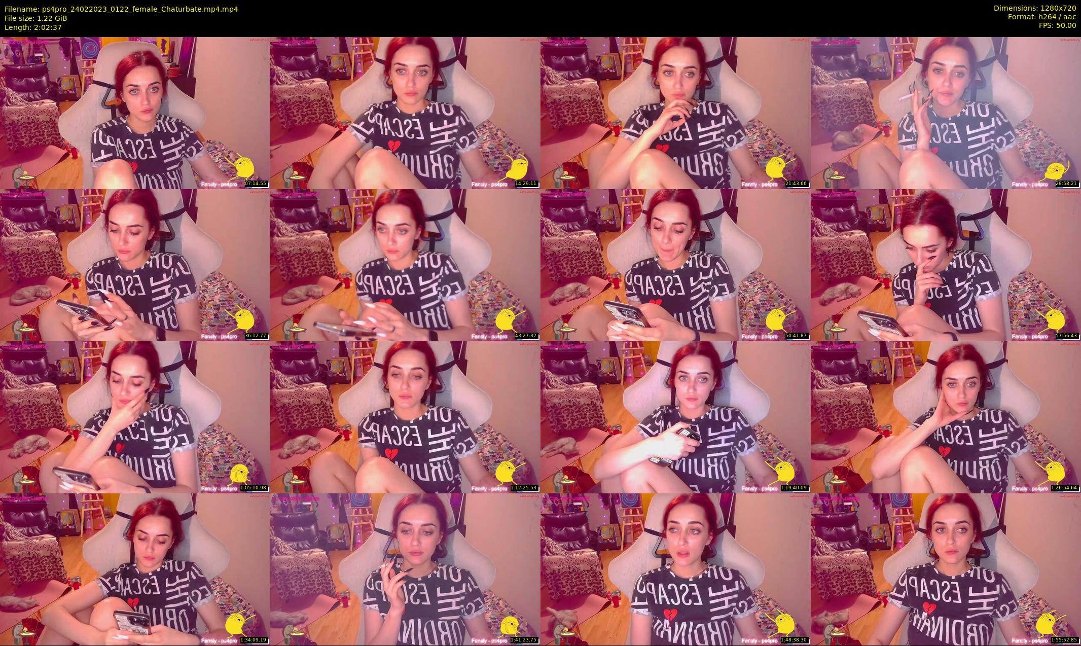 ps4pro — 123 minute Chaturbate female cam show recording, 720p, Feb 24, 2023