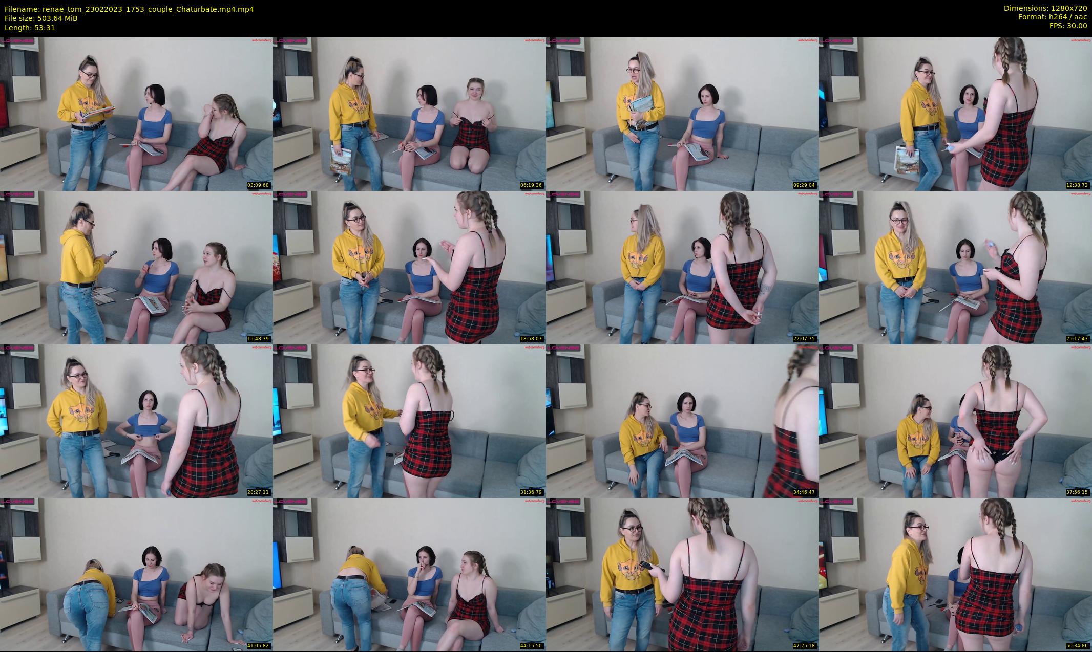 renae_tom — 54 minute Chaturbate couple cam show recording, 720p, Feb 23, 2023