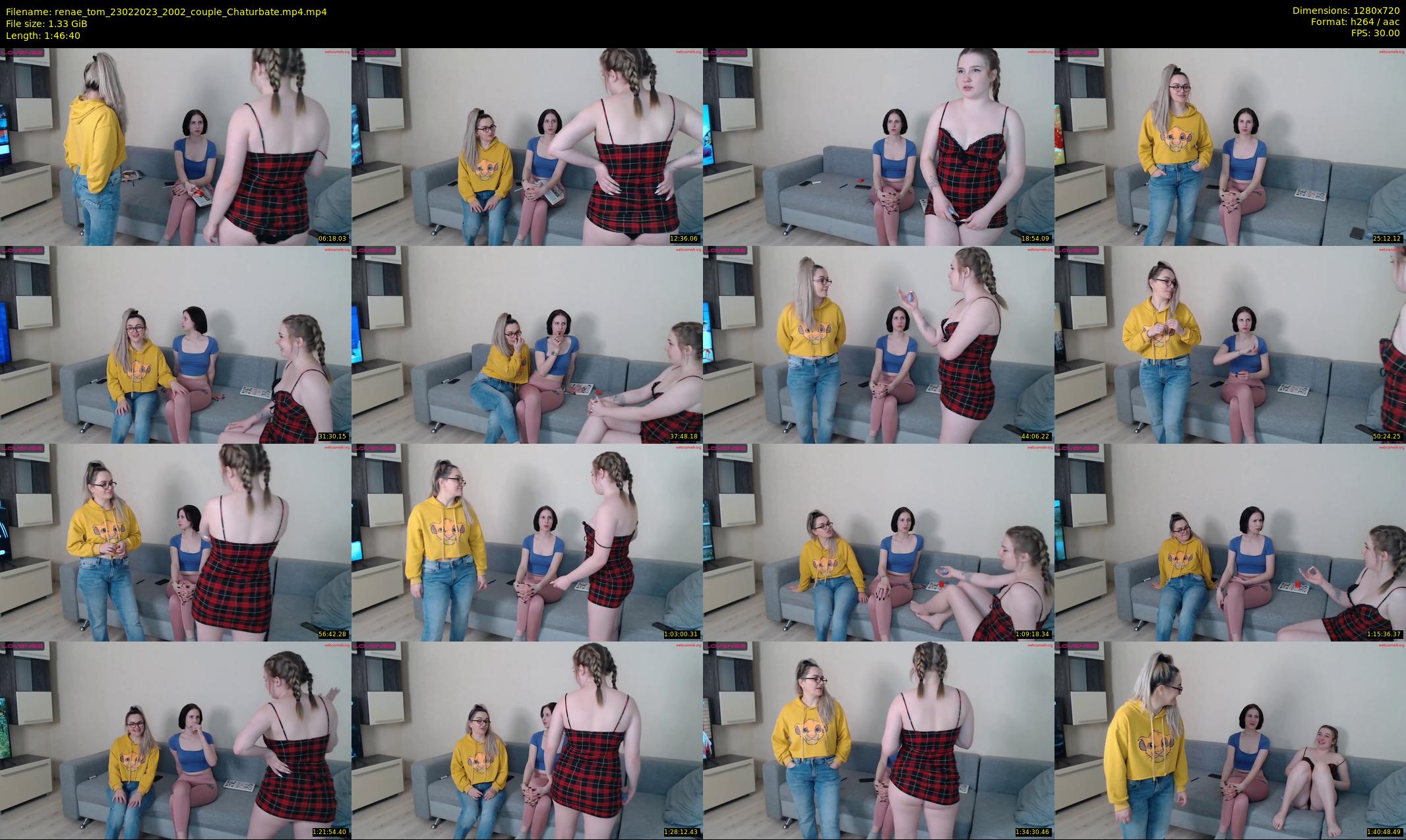 renae_tom — 107 minute Chaturbate couple cam show recording, 720p, Feb 23, 2023