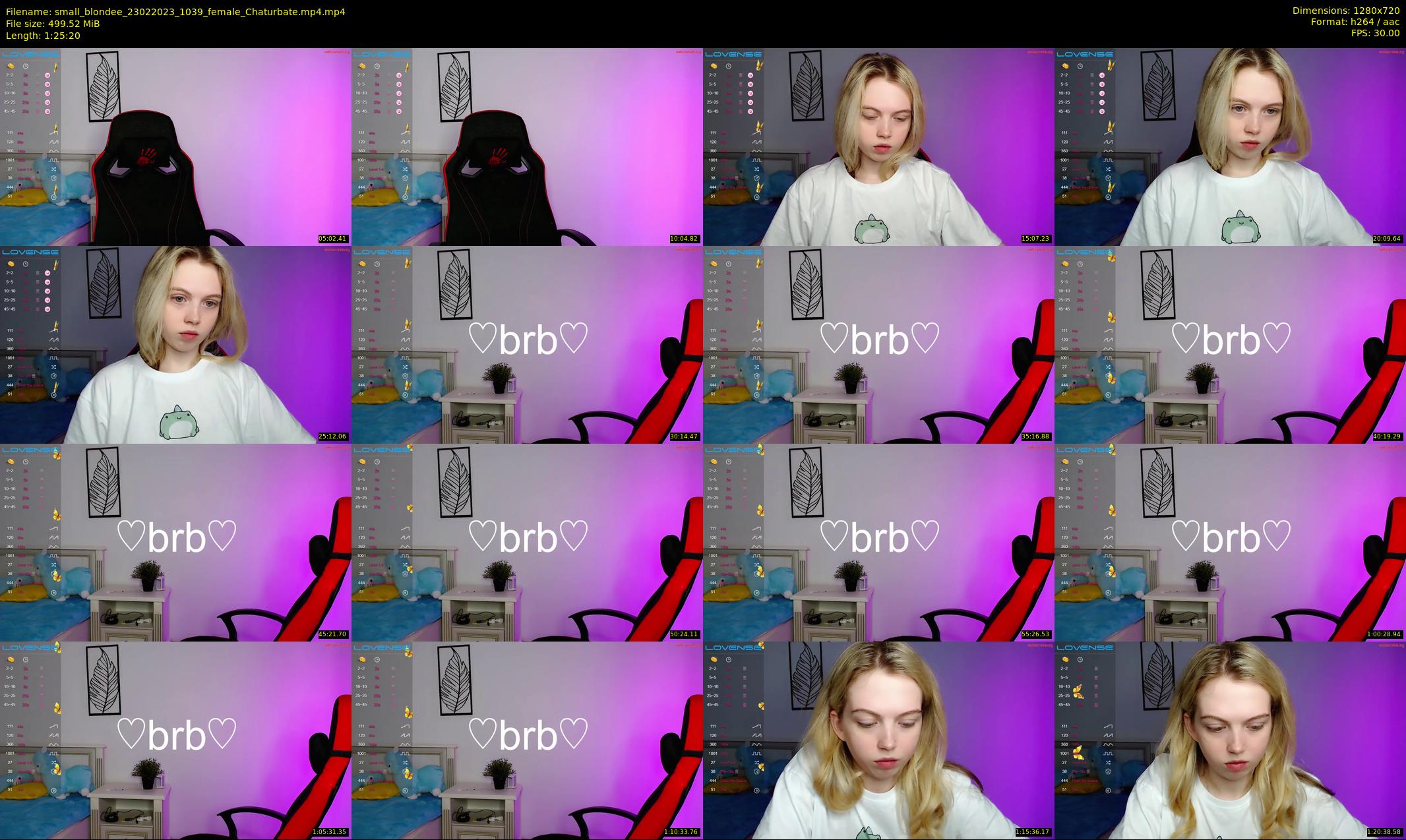 small_blondee — 86 minute Chaturbate female cam show recording, 720p, Feb 23, 2023