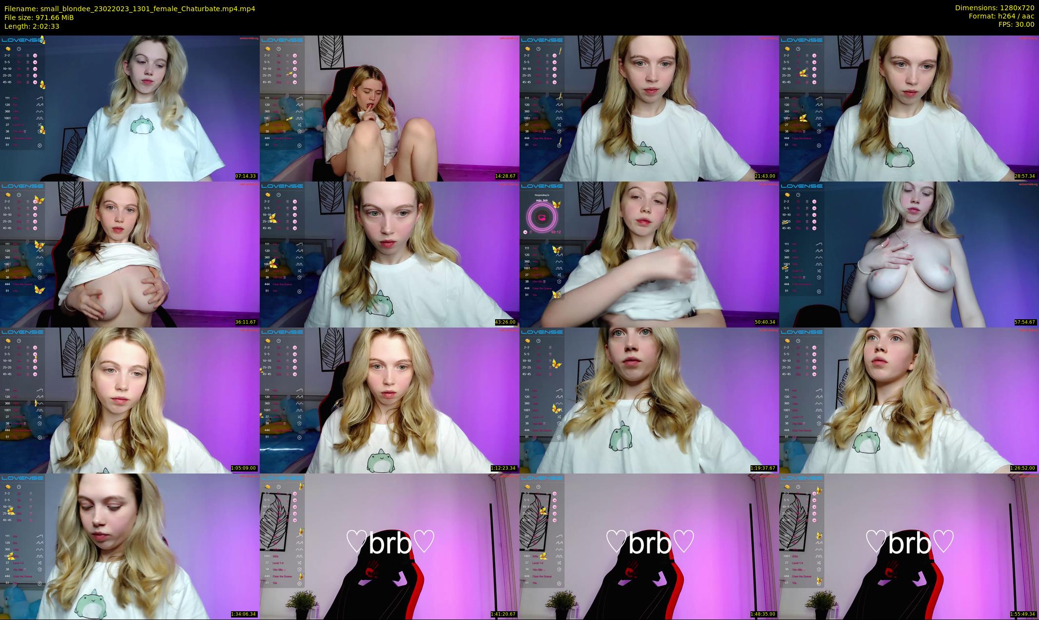 small_blondee — 123 minute Chaturbate female cam show recording, 720p, Feb 23, 2023