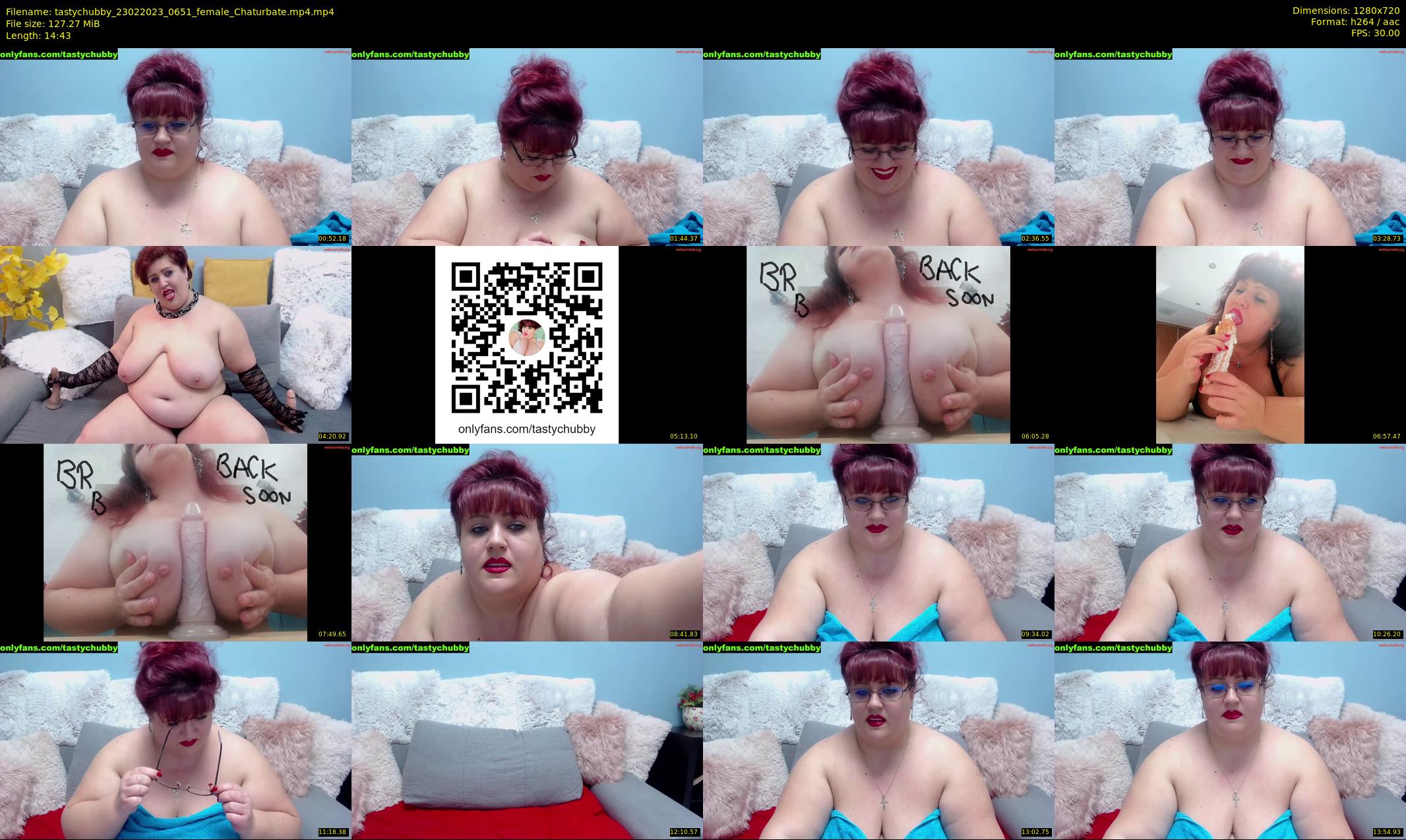 tastychubby — 15 minute Chaturbate female cam show recording, 720p, Feb 23, 2023