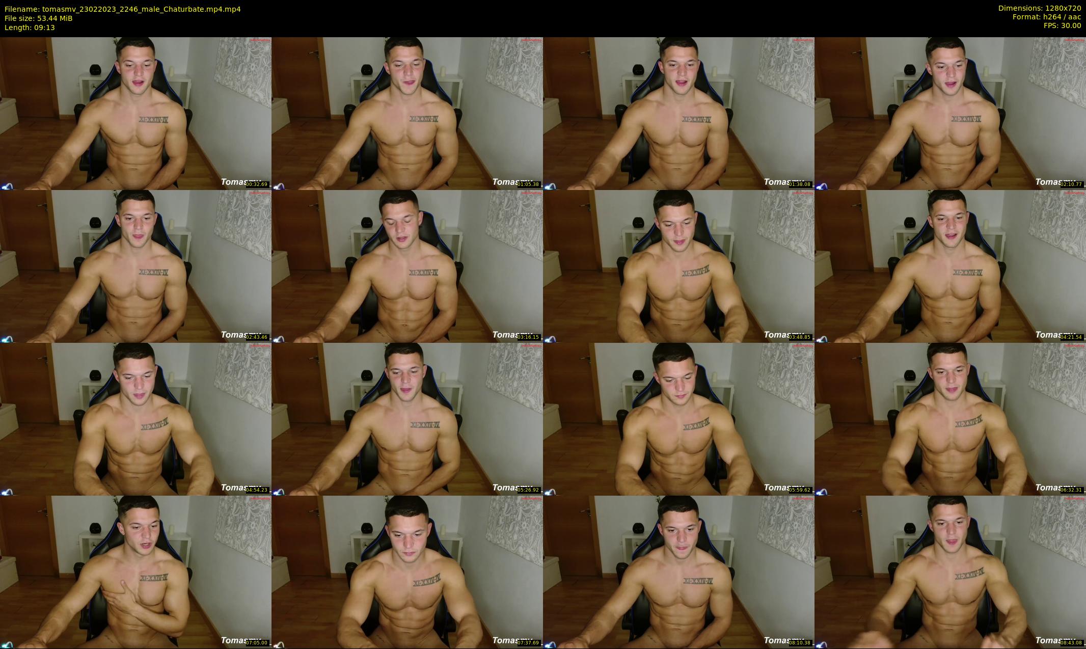 tomasmv — 10 minute Chaturbate male cam show recording, 720p, Feb 23, 2023