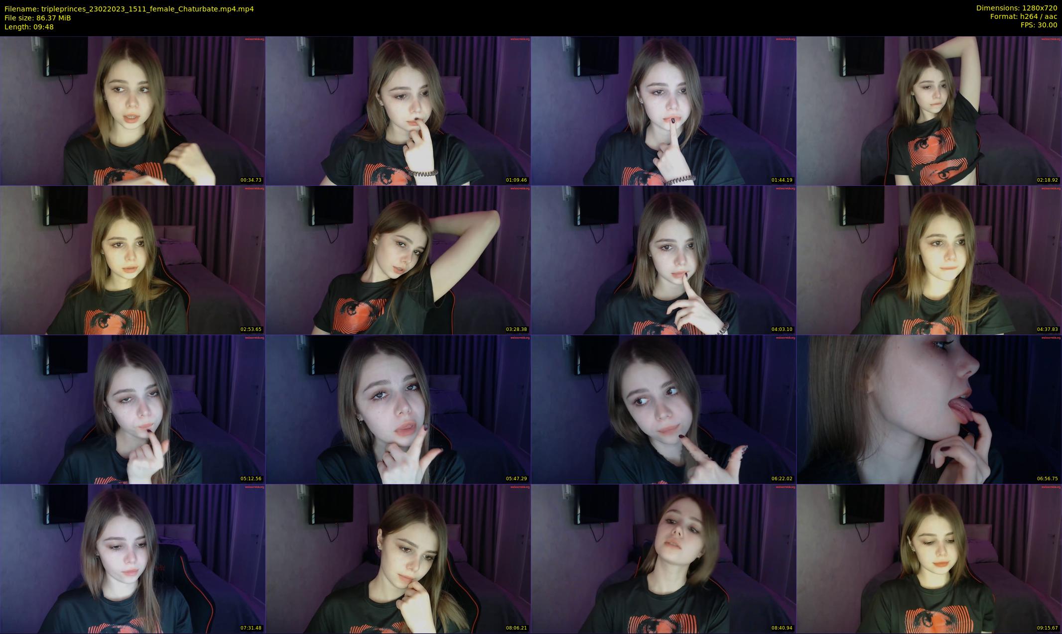 tripleprinces — 10 minute Chaturbate female cam show recording, 720p, Feb 23, 2023