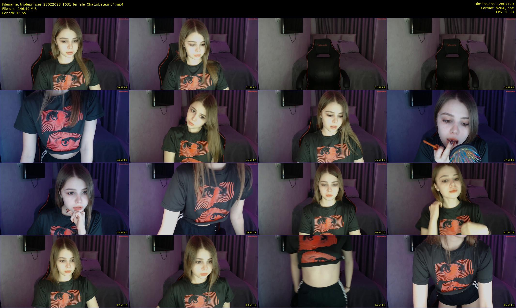 tripleprinces — 17 minute Chaturbate female cam show recording, 720p, Feb 23, 2023