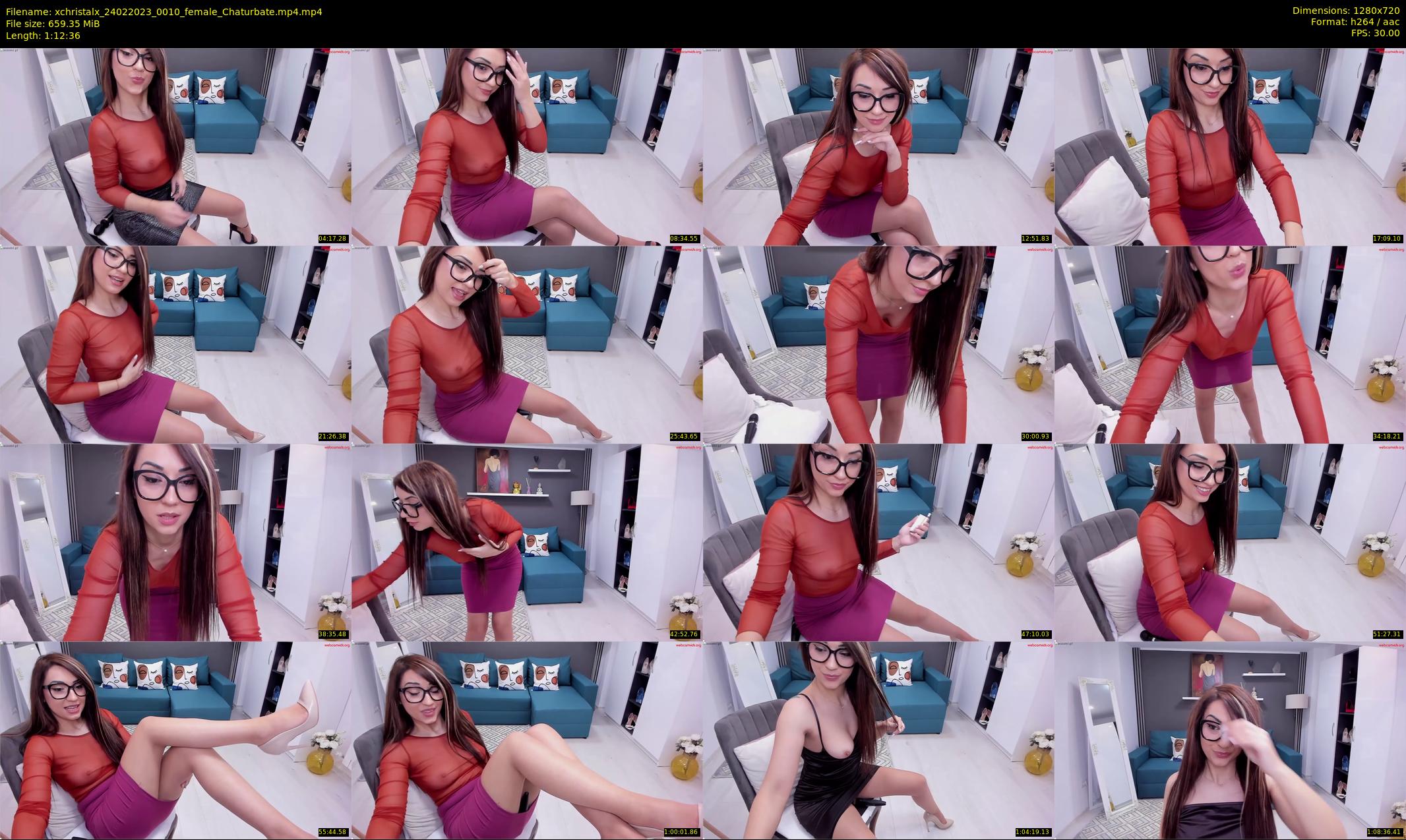 xchristalx — 73 minute Chaturbate female cam show recording, 720p, Feb 24, 2023