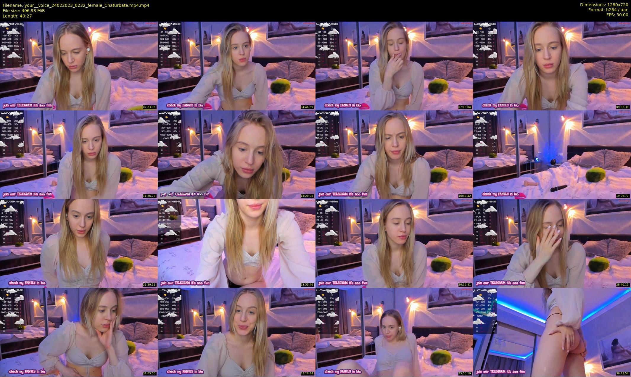 your__voice — 41 minute Chaturbate female cam show recording, 720p, Feb 24, 2023