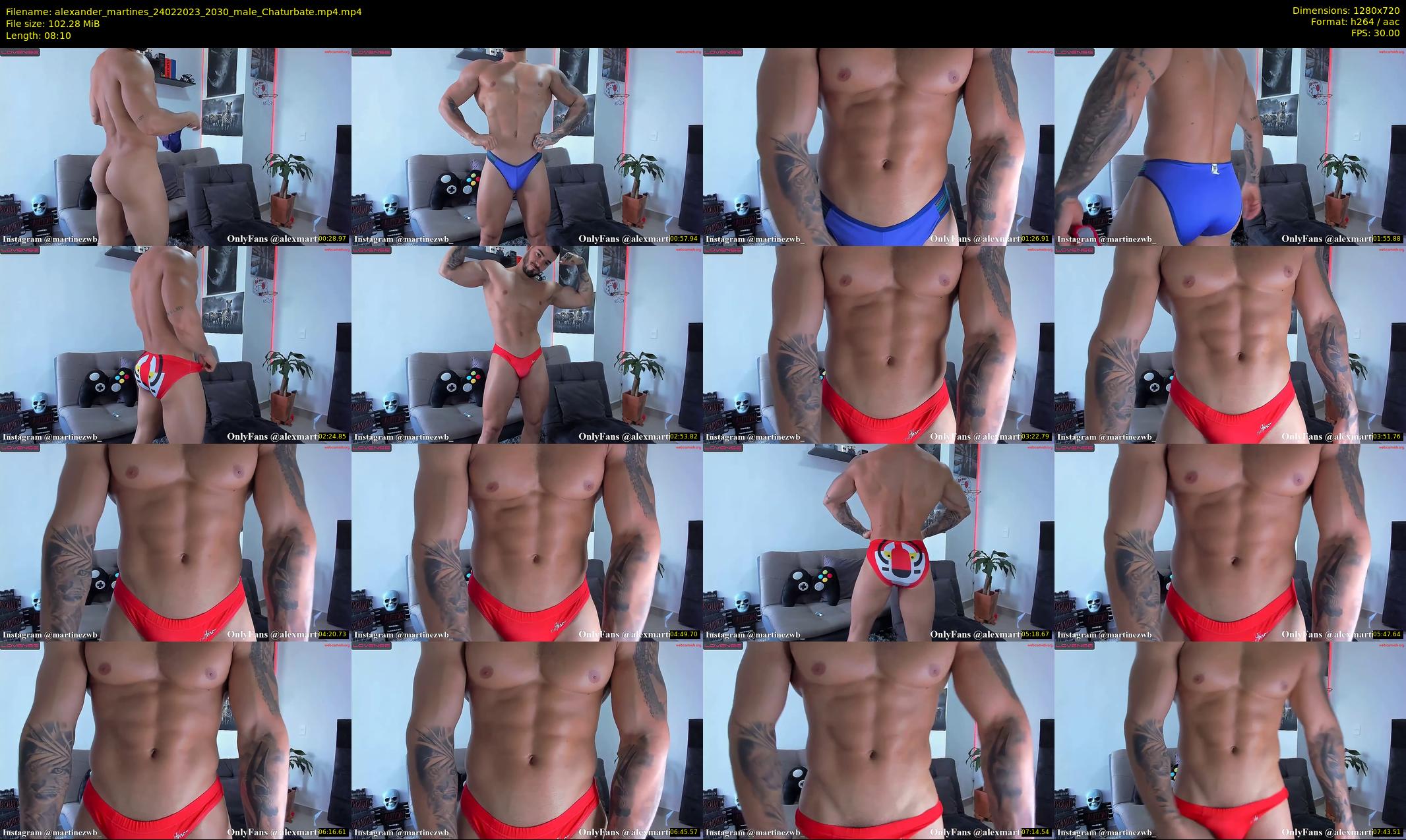 alexander_martines — 9 minute Chaturbate male cam show recording, 720p, Feb 24, 2023
