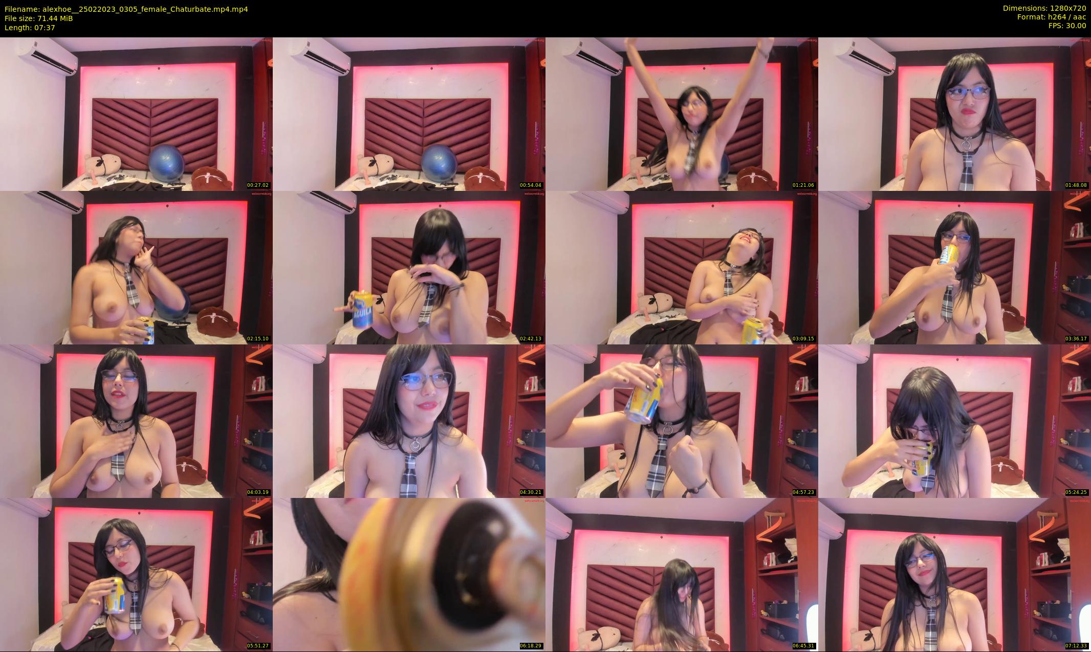 alexhoe_ — 8 minute Chaturbate female cam show recording, 720p, Feb 25, 2023