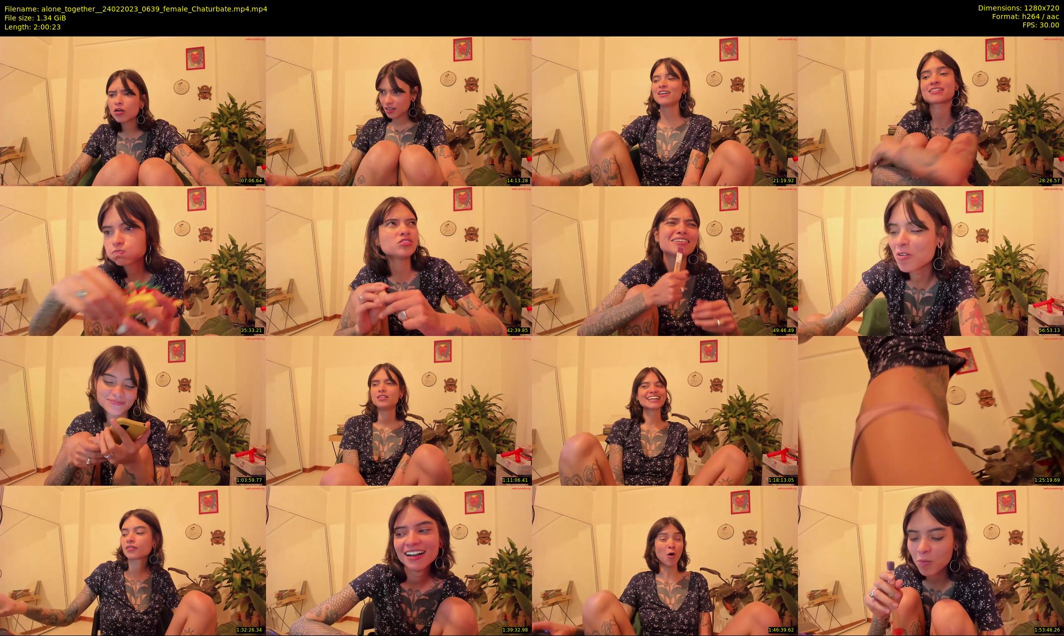 alone_together_ — 121 minute Chaturbate female cam show recording, 720p, Feb 24, 2023