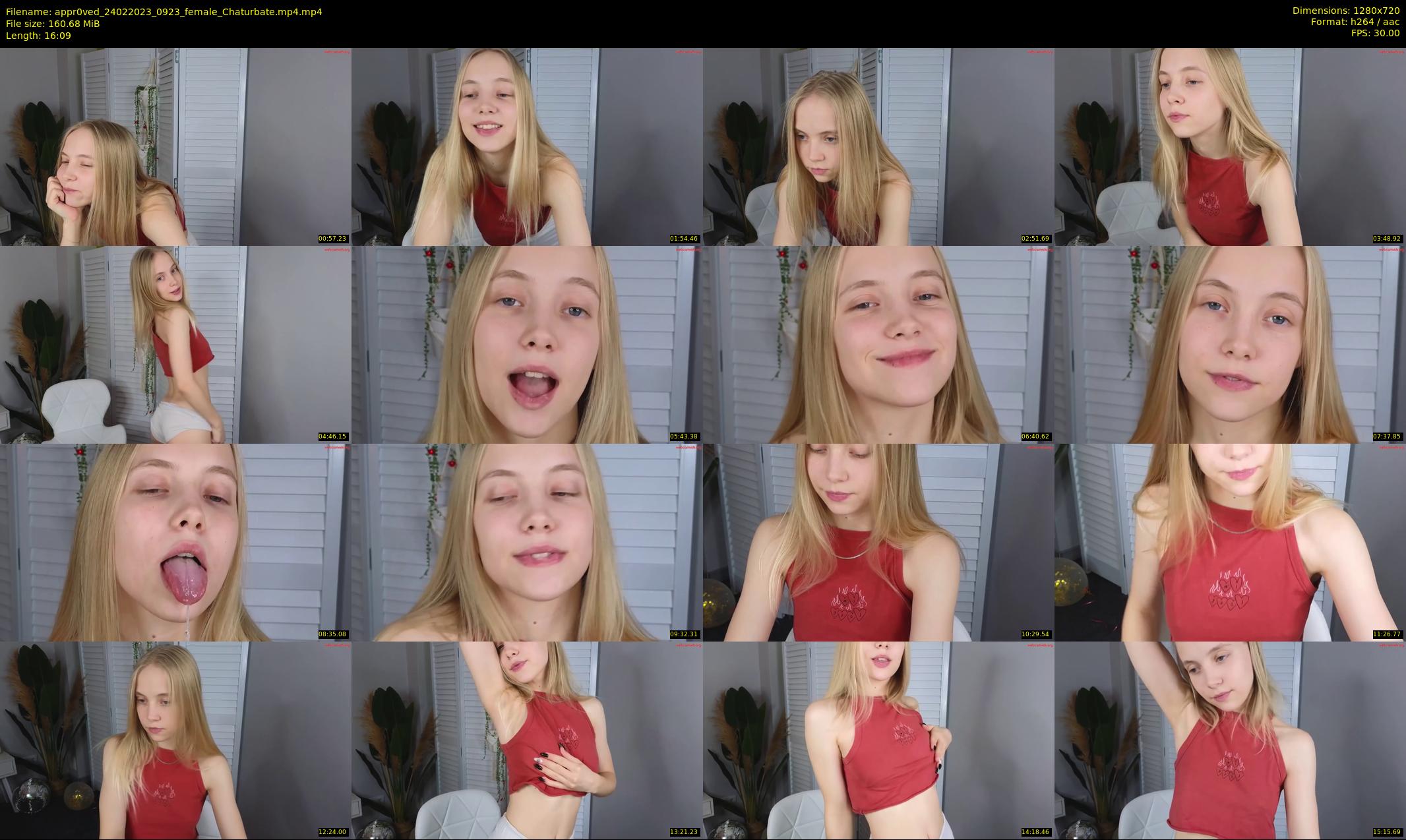 appr0ved — 17 minute Chaturbate female cam show recording, 720p, Feb 24, 2023