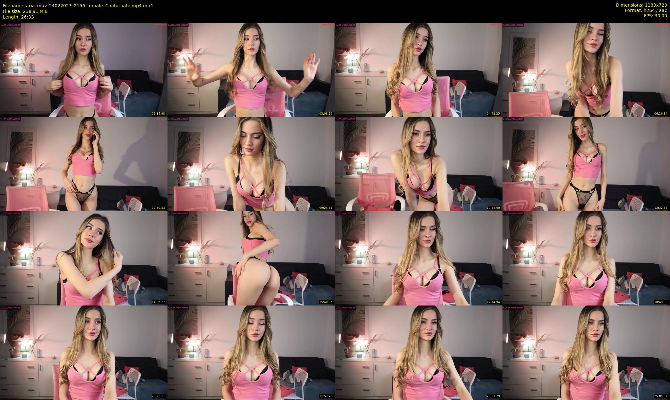 aria_muv — 27 minute Chaturbate female cam show recording, 720p, Feb 24, 2023