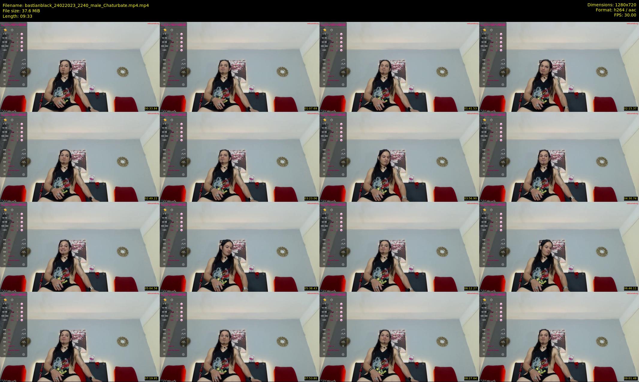 bastianblack — 10 minute Chaturbate male cam show recording, 720p, Feb 24, 2023