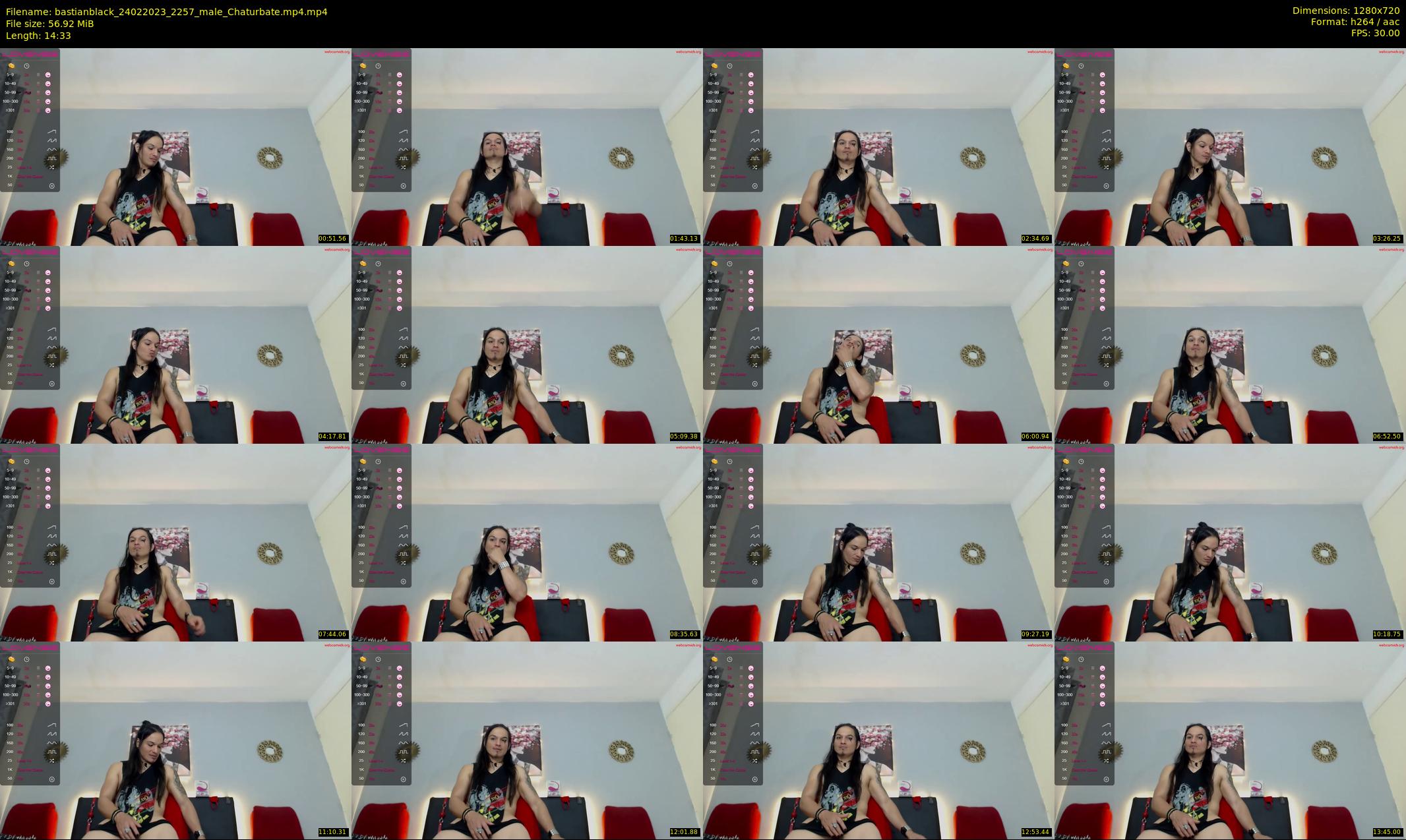 bastianblack — 15 minute Chaturbate male cam show recording, 720p, Feb 24, 2023