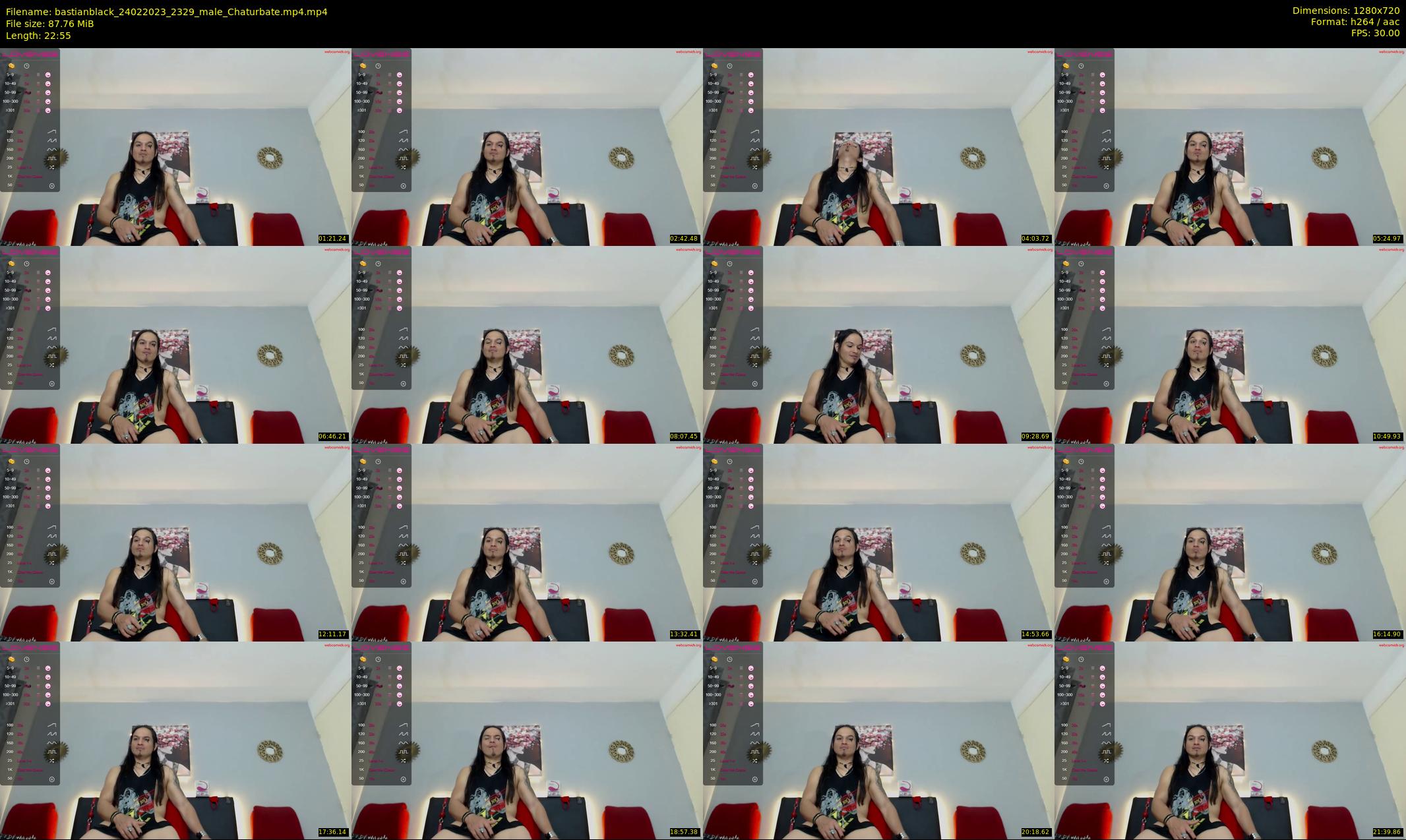 bastianblack — 23 minute Chaturbate male cam show recording, 720p, Feb 24, 2023