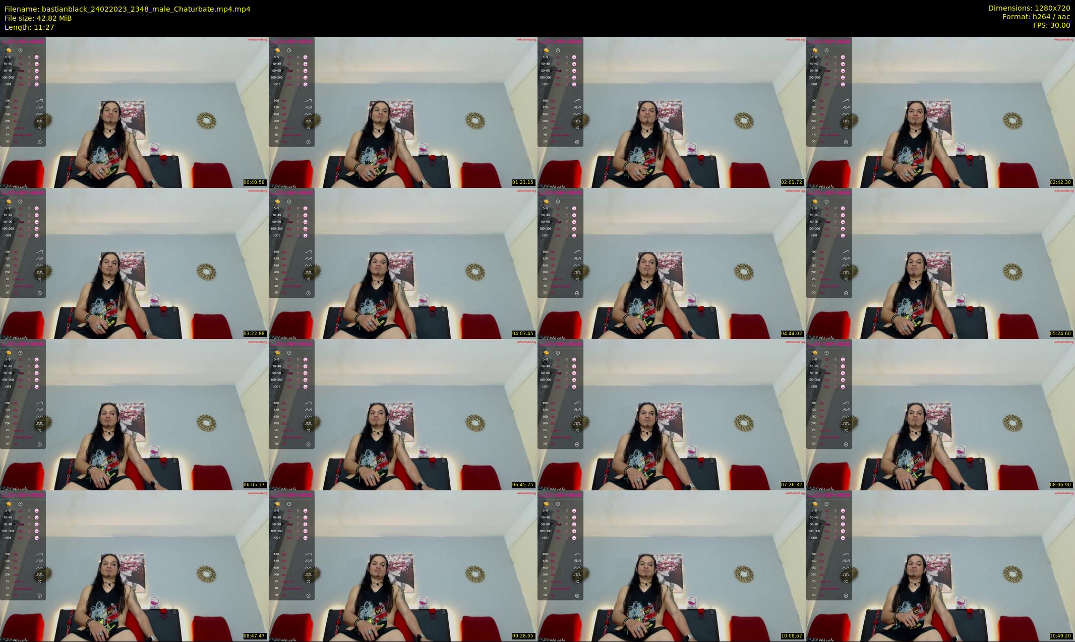 bastianblack — 12 minute Chaturbate male cam show recording, 720p, Feb 24, 2023