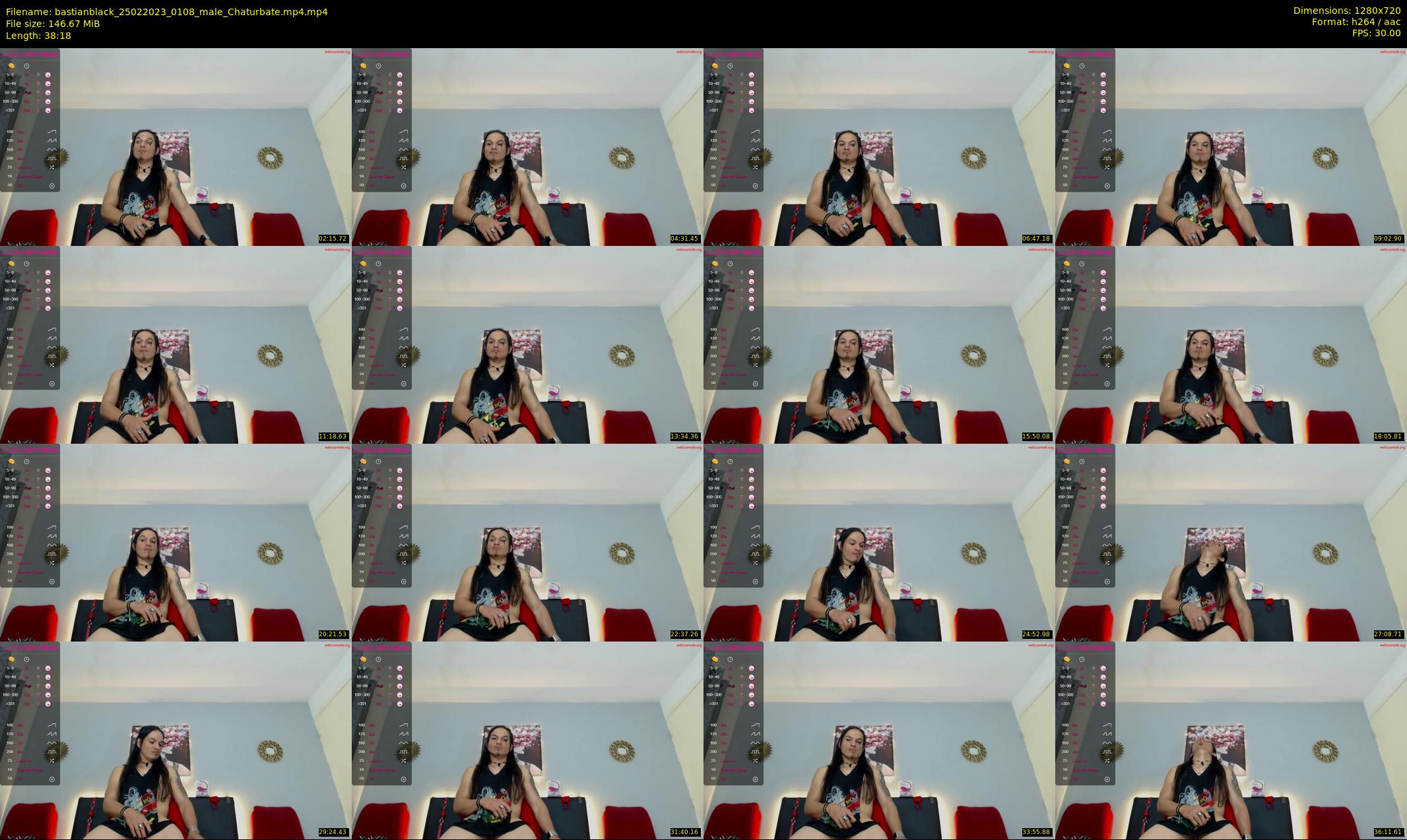 bastianblack — 39 minute Chaturbate male cam show recording, 720p, Feb 25, 2023