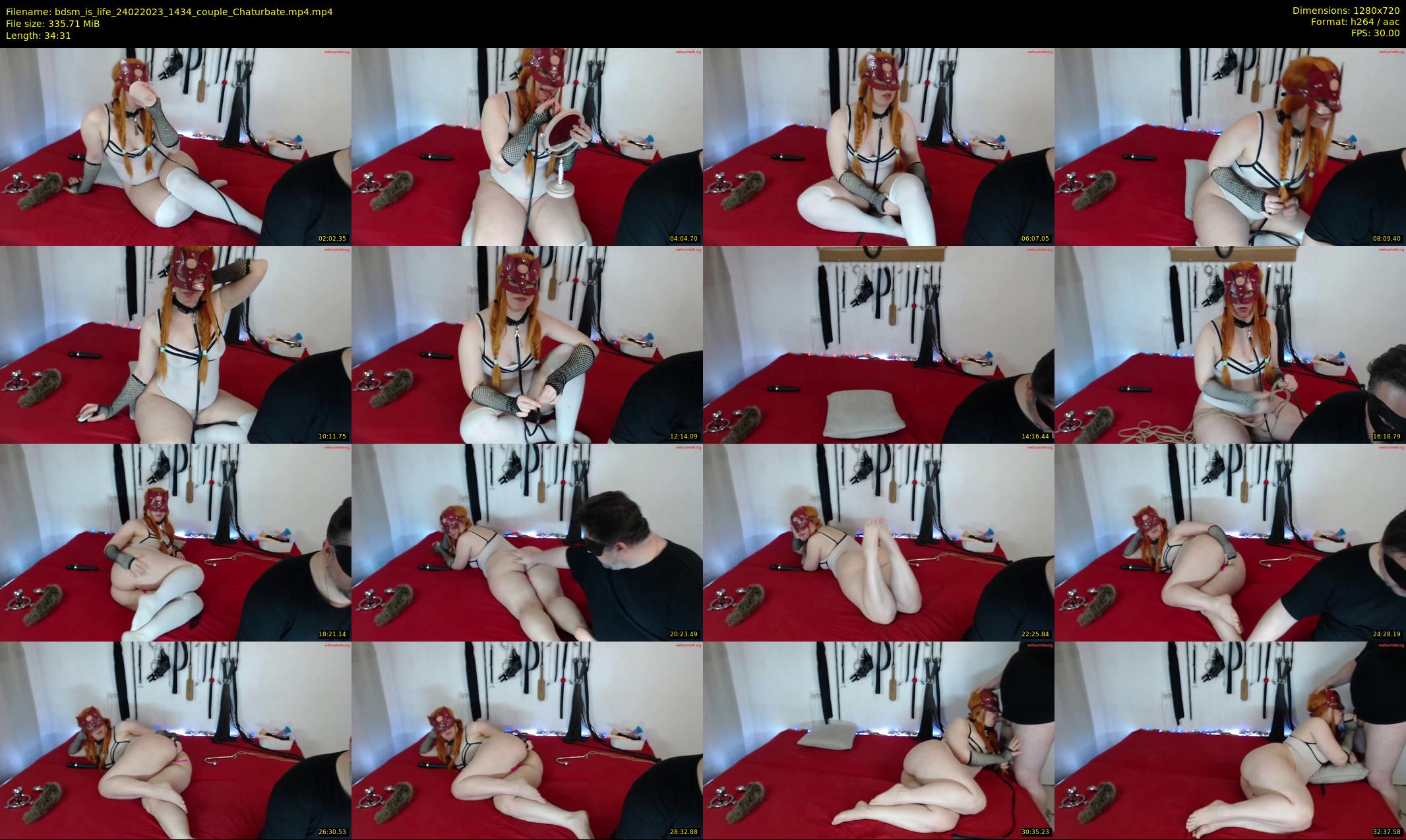 bdsm_is_life — 35 minute Chaturbate couple cam show recording, 720p, Feb 24, 2023