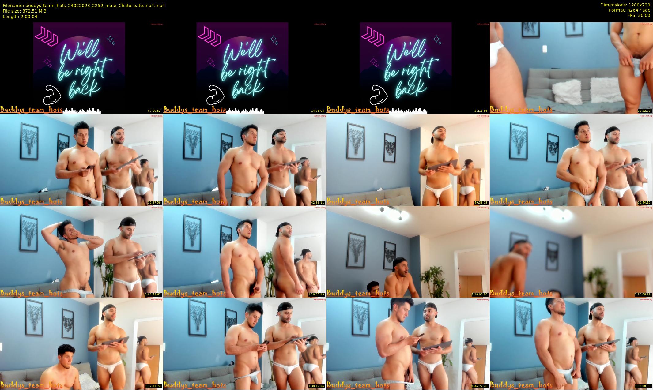 buddys_team_hots — 121 minute Chaturbate couple cam show recording, 720p, Feb 24, 2023