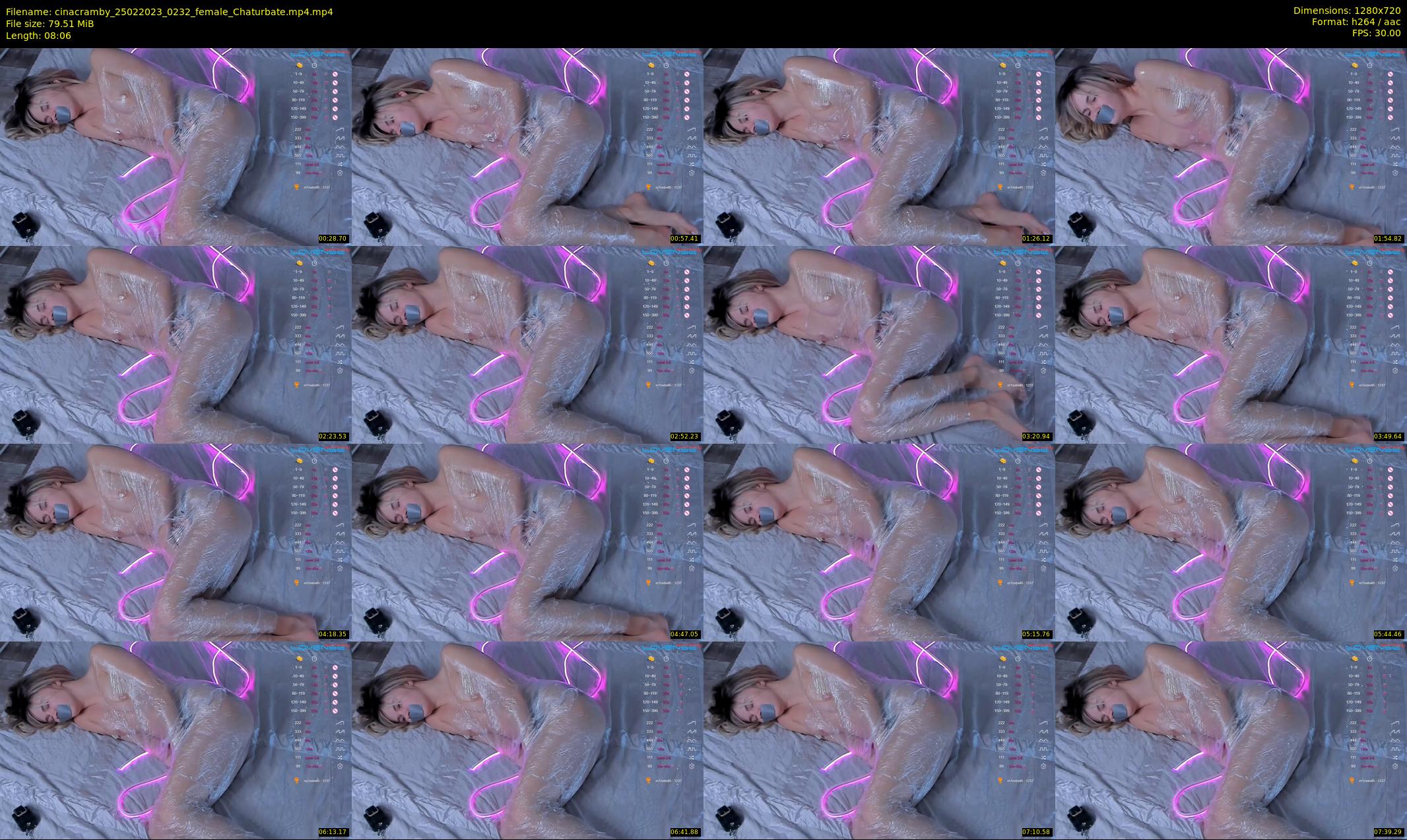 cinacramby — 9 minute Chaturbate female cam show recording, 720p, Feb 25, 2023