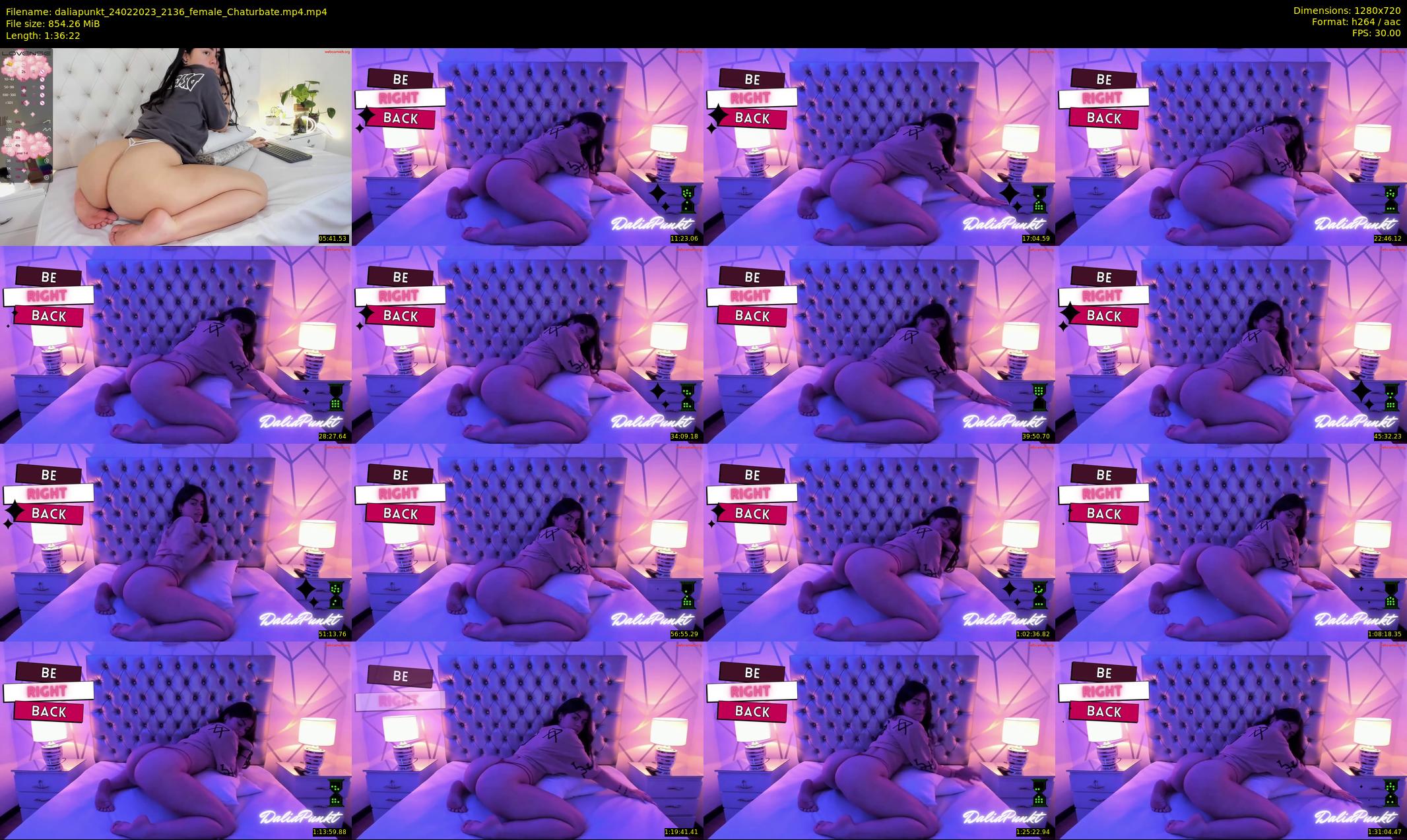 daliapunkt — 97 minute Chaturbate female cam show recording, 720p, Feb 24, 2023