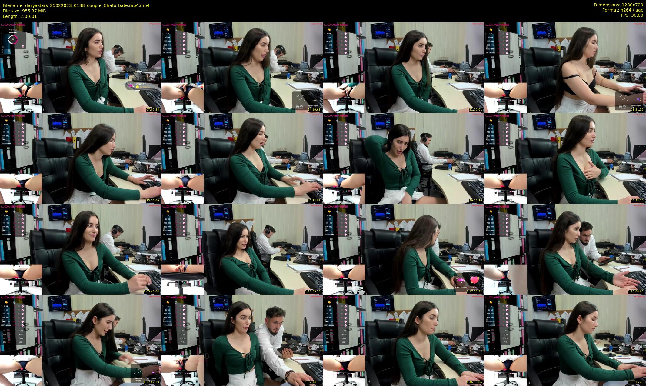 daryastars — 121 minute Chaturbate couple cam show recording, 720p, Feb 25, 2023