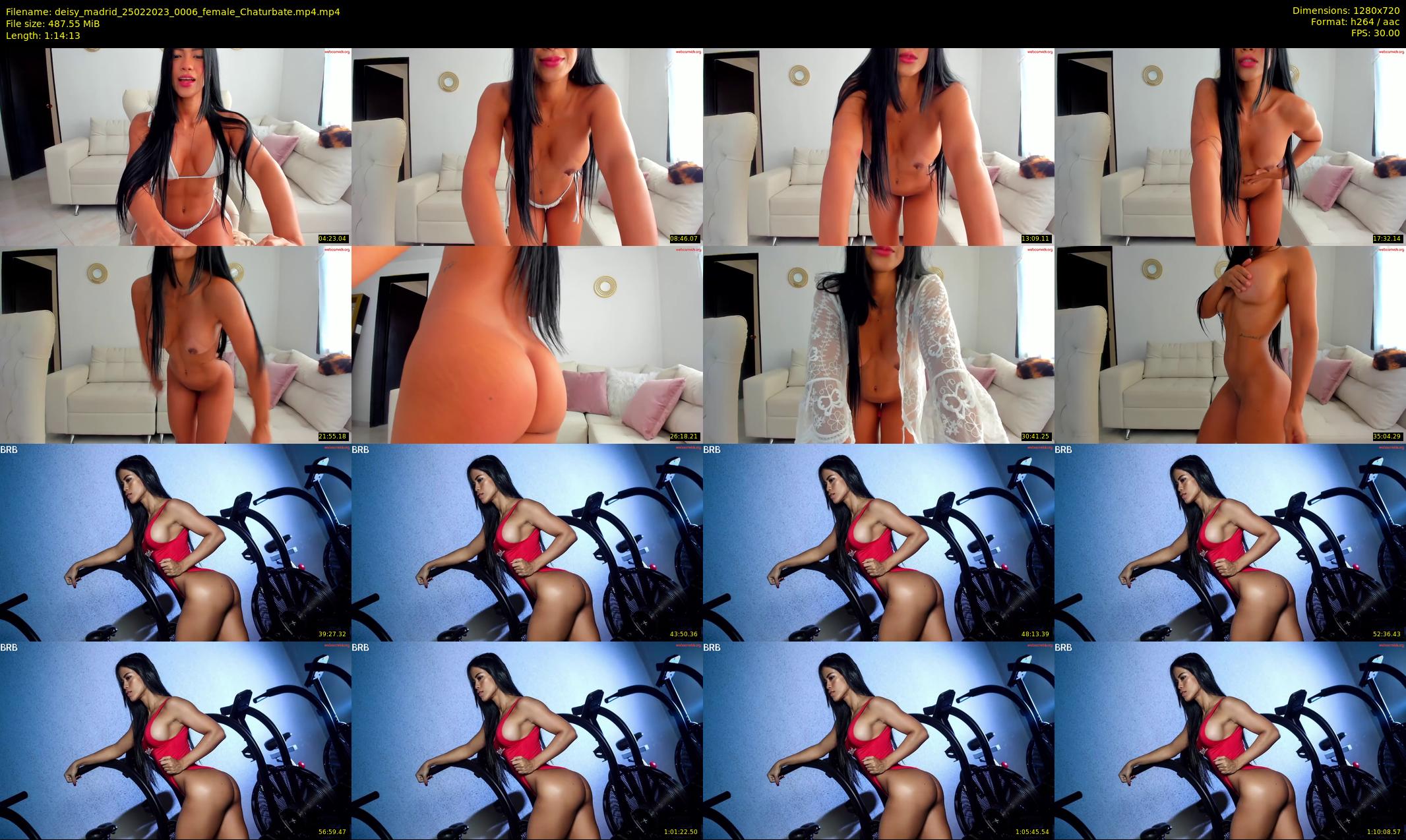deisy_madrid — 75 minute Chaturbate female cam show recording, 720p, Feb 25, 2023