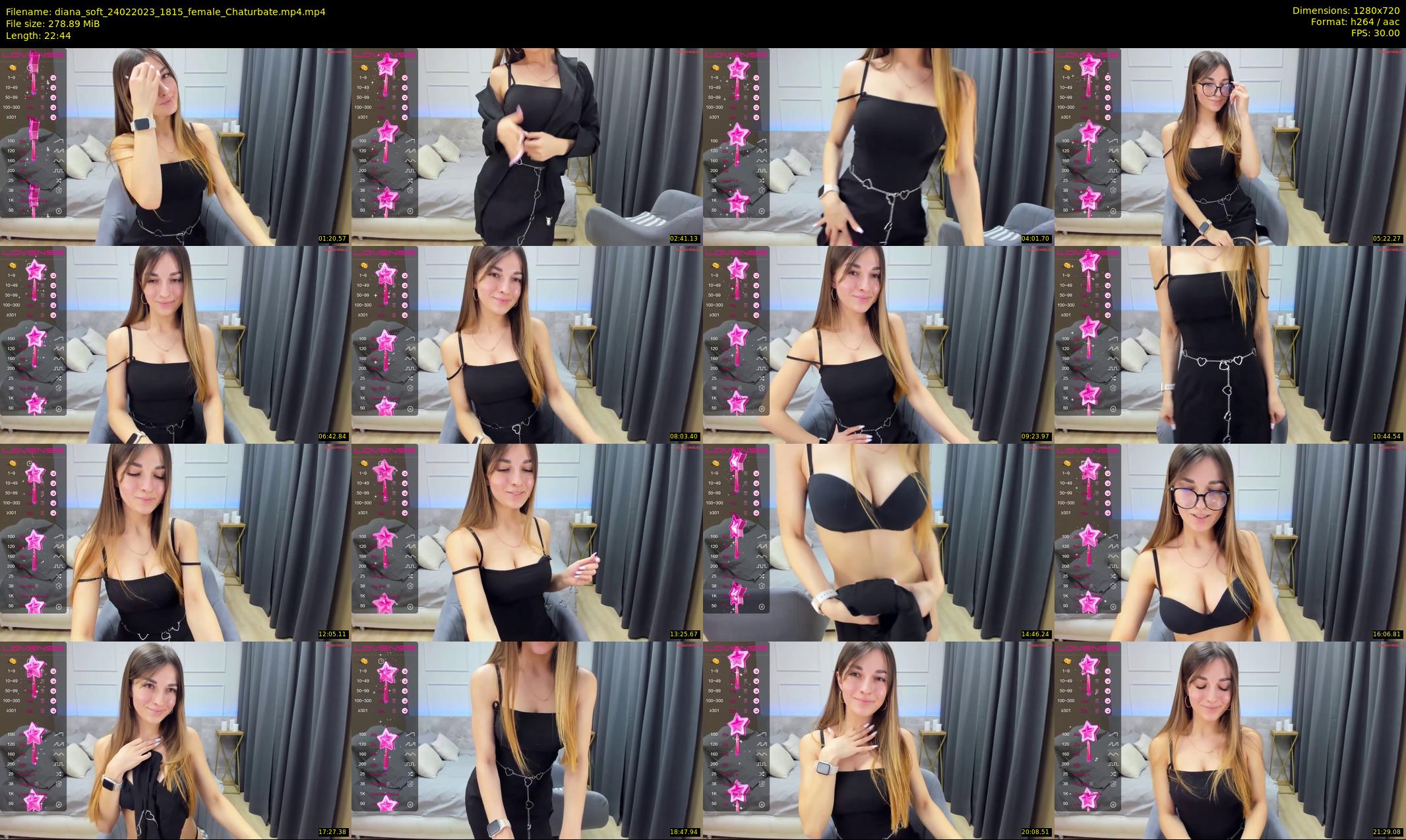 diana_soft — 23 minute Chaturbate female cam show recording, 720p, Feb 24, 2023