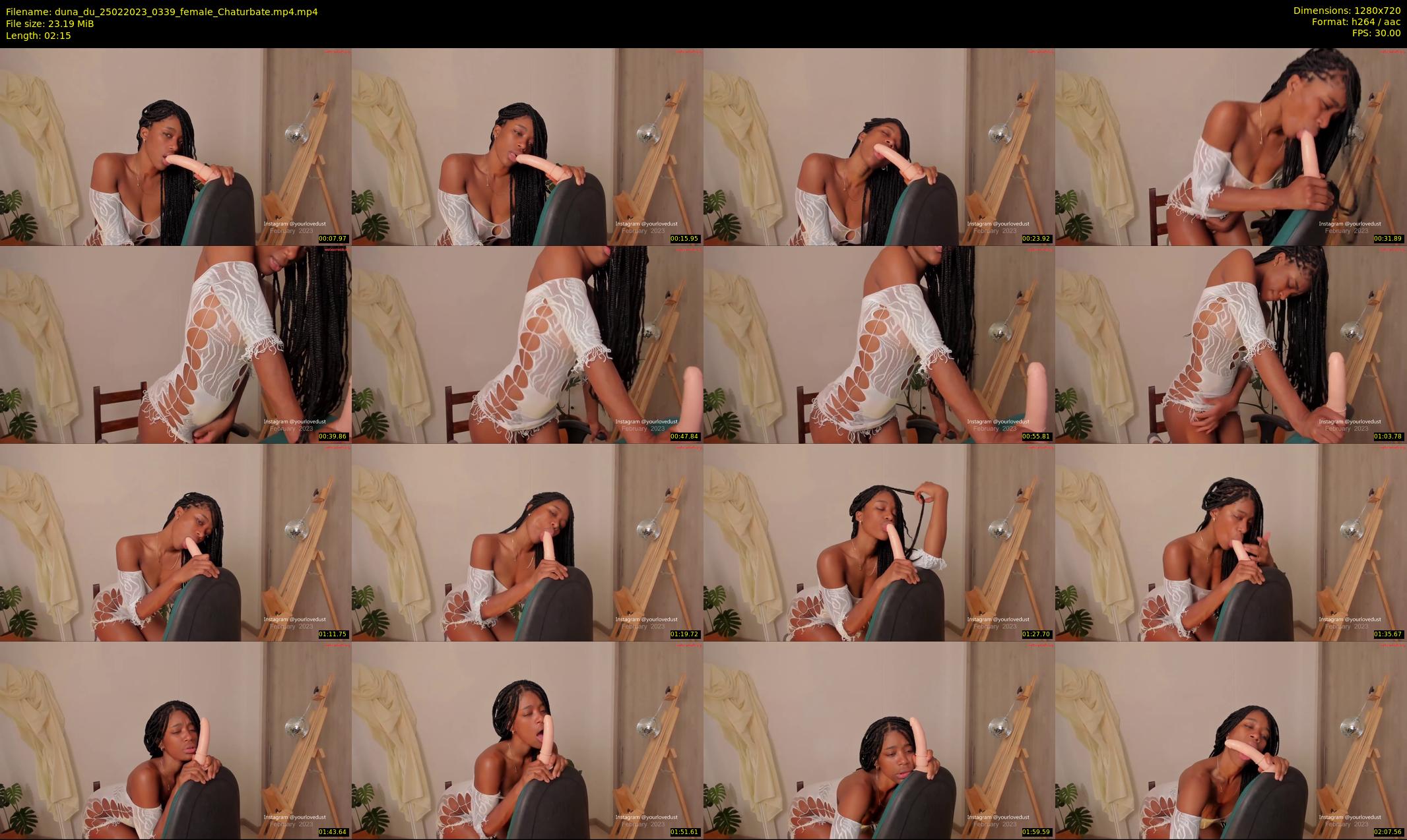 duna_du — 3 minute Chaturbate female cam show recording, 720p, Feb 25, 2023
