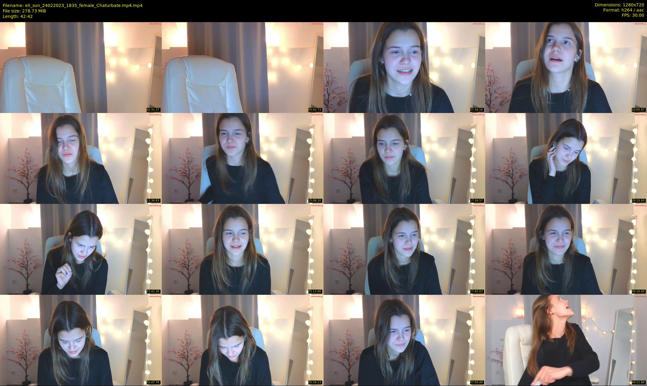 eli_sun — 43 minute Chaturbate female cam show recording, 720p, Feb 24, 2023