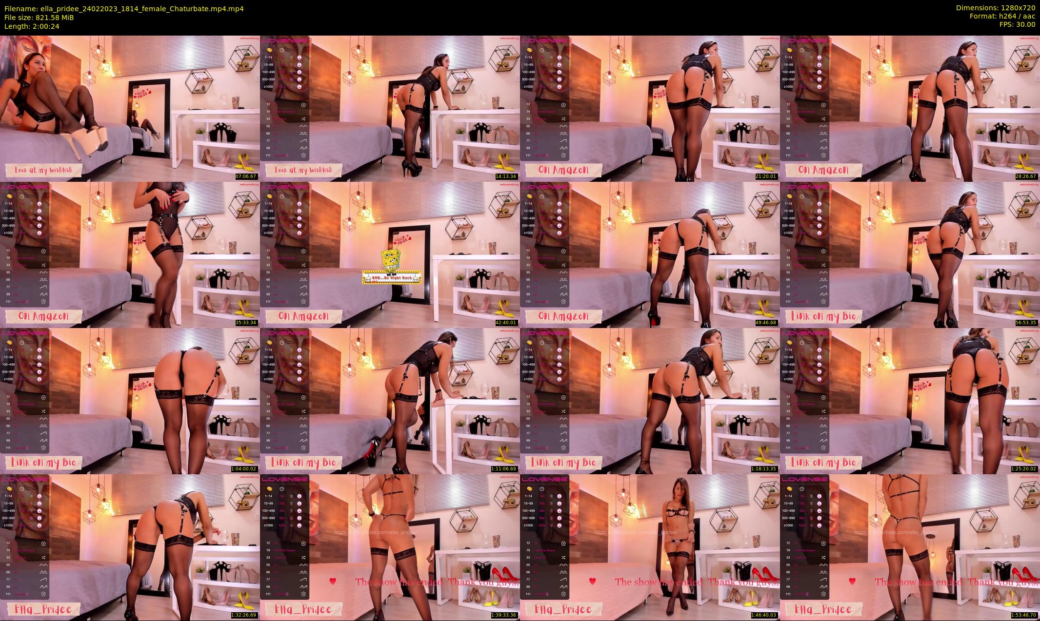 ella_pridee — 121 minute Chaturbate female cam show recording, 720p, Feb 24, 2023