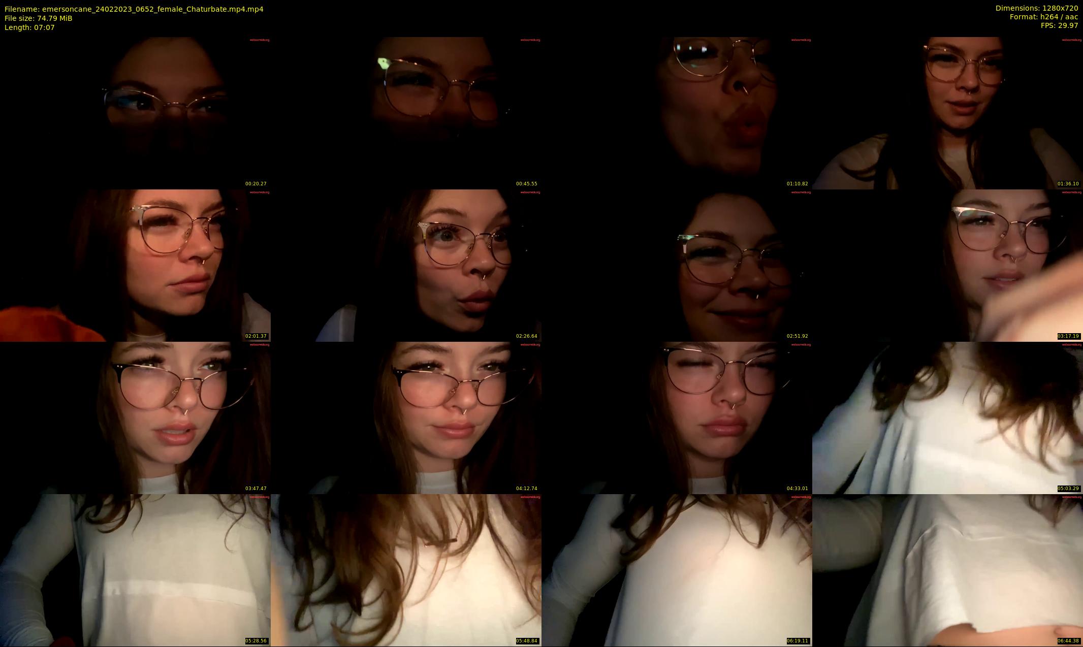 emersoncane — 8 minute Chaturbate female cam show recording, 720p, Feb 24, 2023