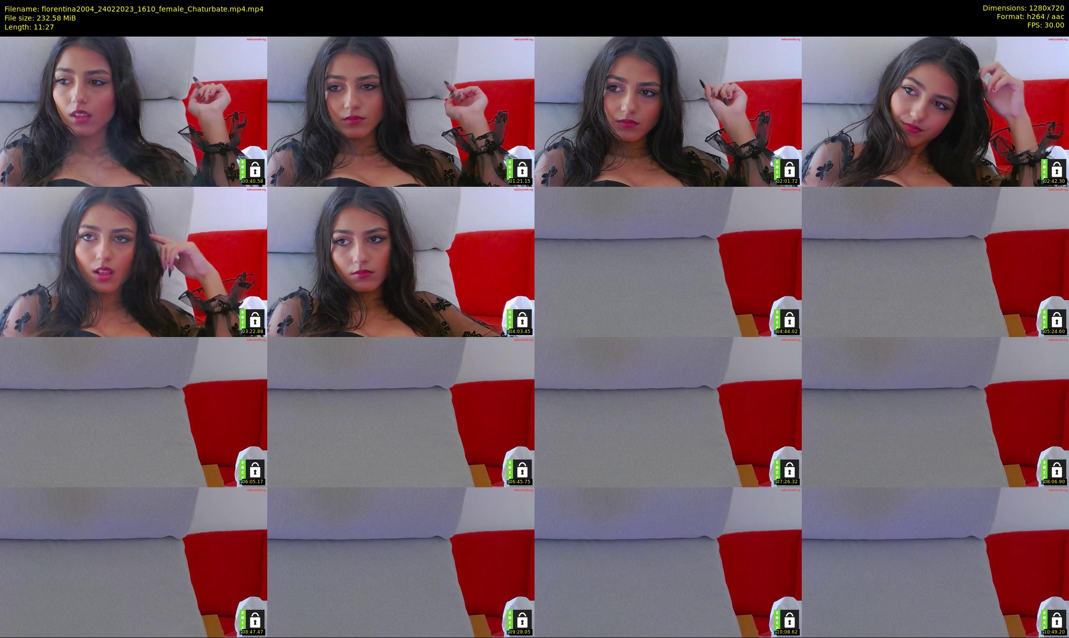 florentina2004 — 12 minute Chaturbate female cam show recording, 720p, Feb 24, 2023