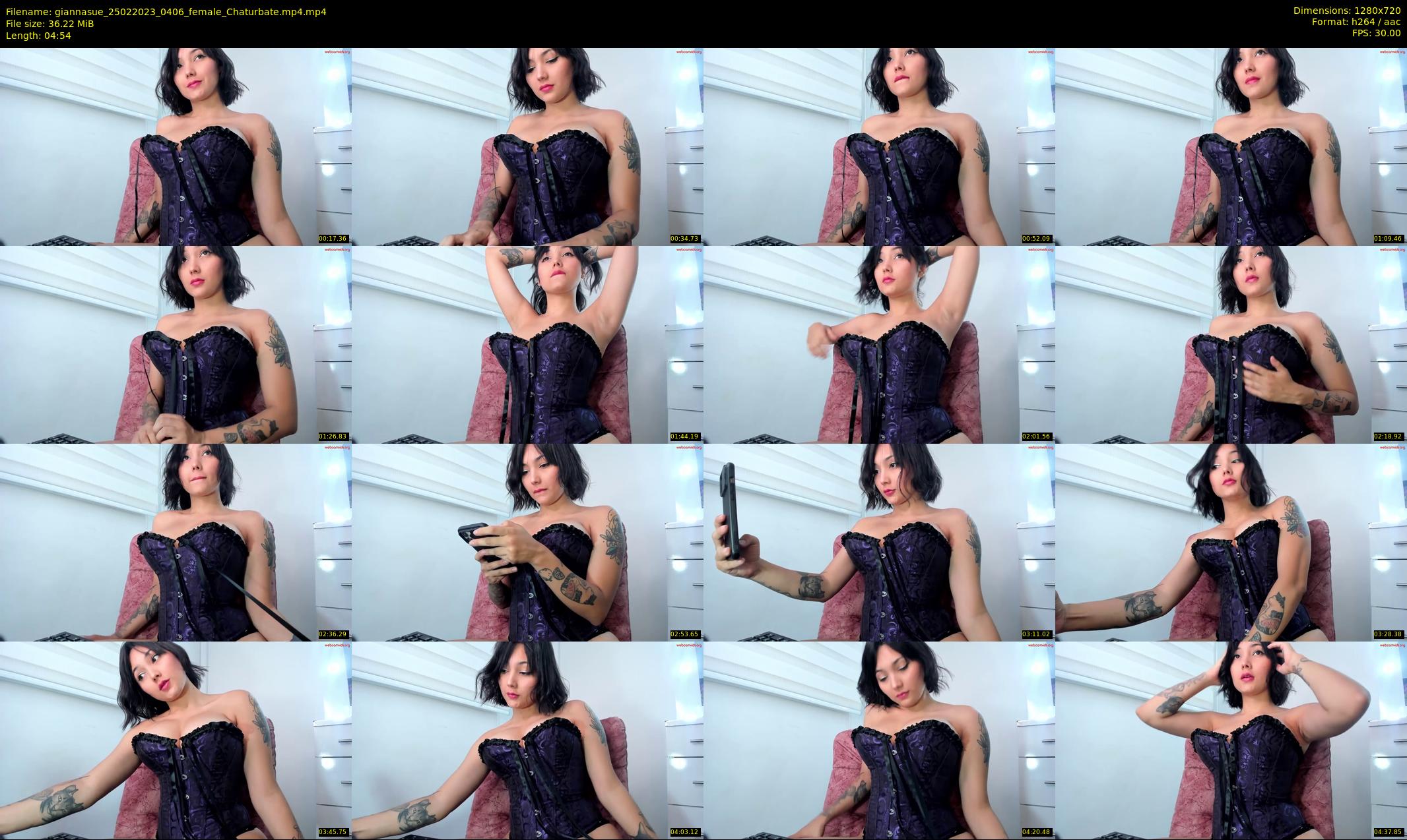 giannasue — 5 minute Chaturbate female cam show recording, 720p, Feb 25, 2023