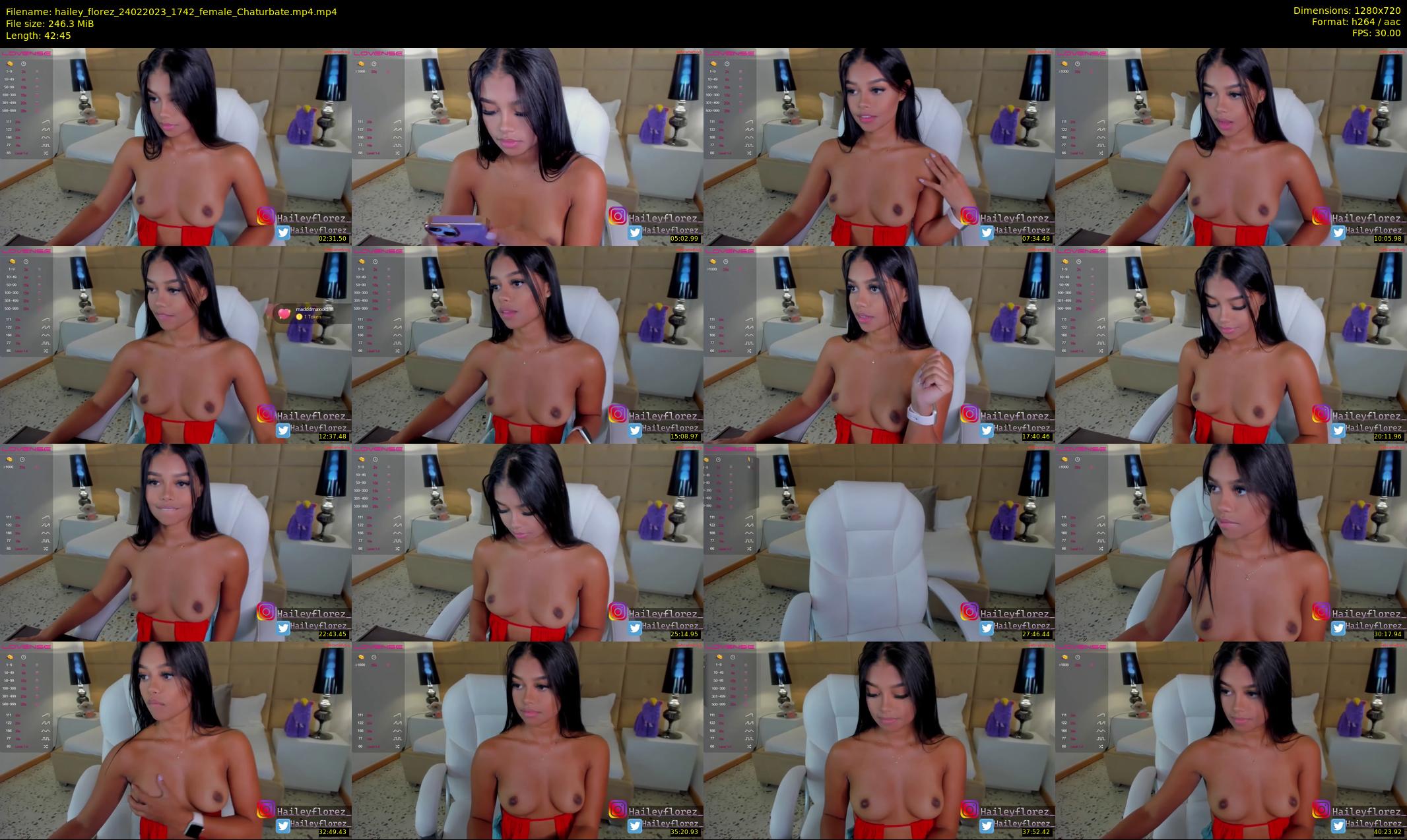 hailey_florez — 43 minute Chaturbate female cam show recording, 720p, Feb 24, 2023