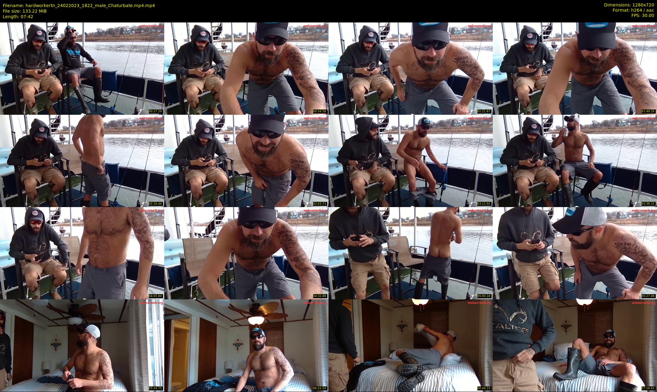 hardworkertn — 8 minute Chaturbate male cam show recording, 720p, Feb 24, 2023