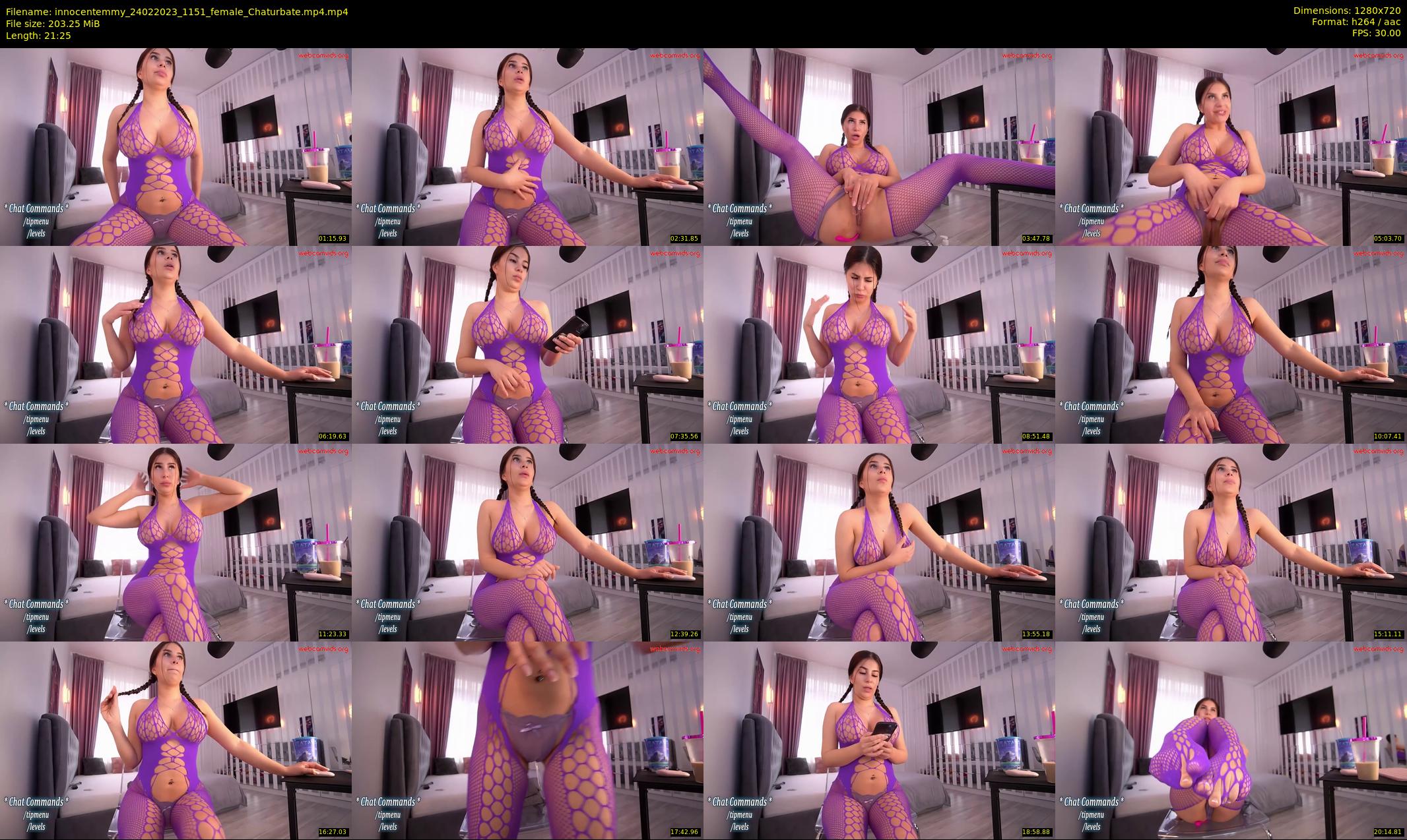 innocentemmy — 22 minute Chaturbate female cam show recording, 720p, Feb 24, 2023