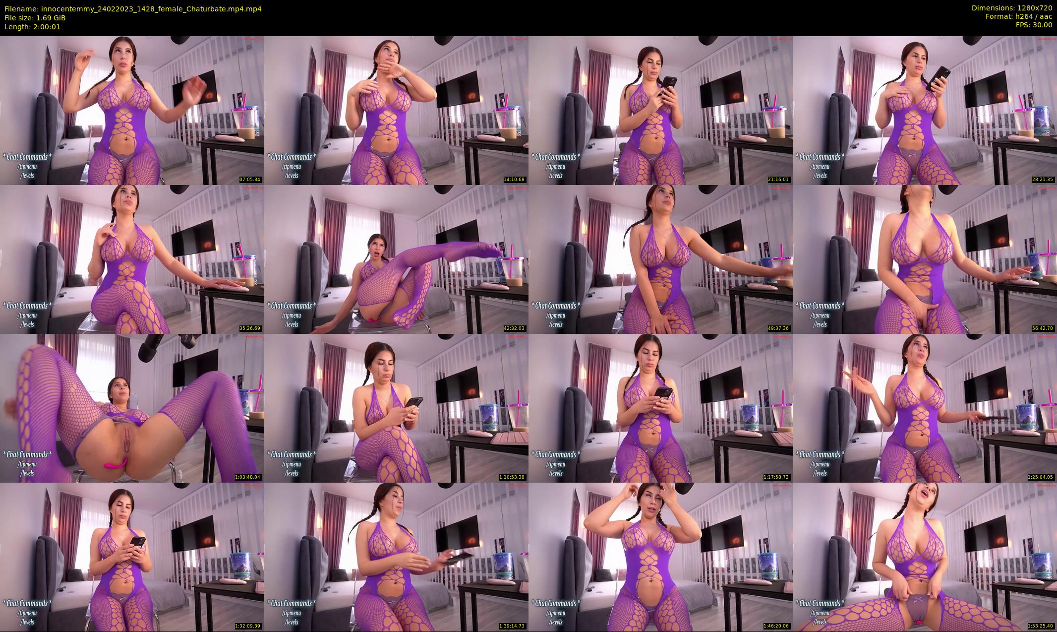 innocentemmy — 121 minute Chaturbate female cam show recording, 720p, Feb 24, 2023