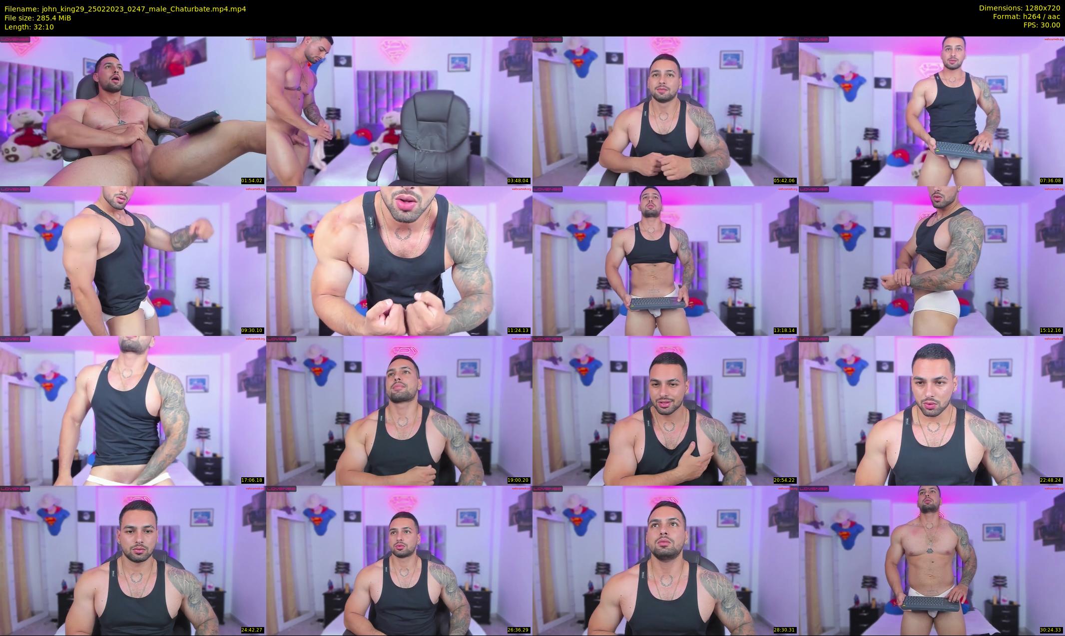 john_king29 — 33 minute Chaturbate male cam show recording, 720p, Feb 25, 2023