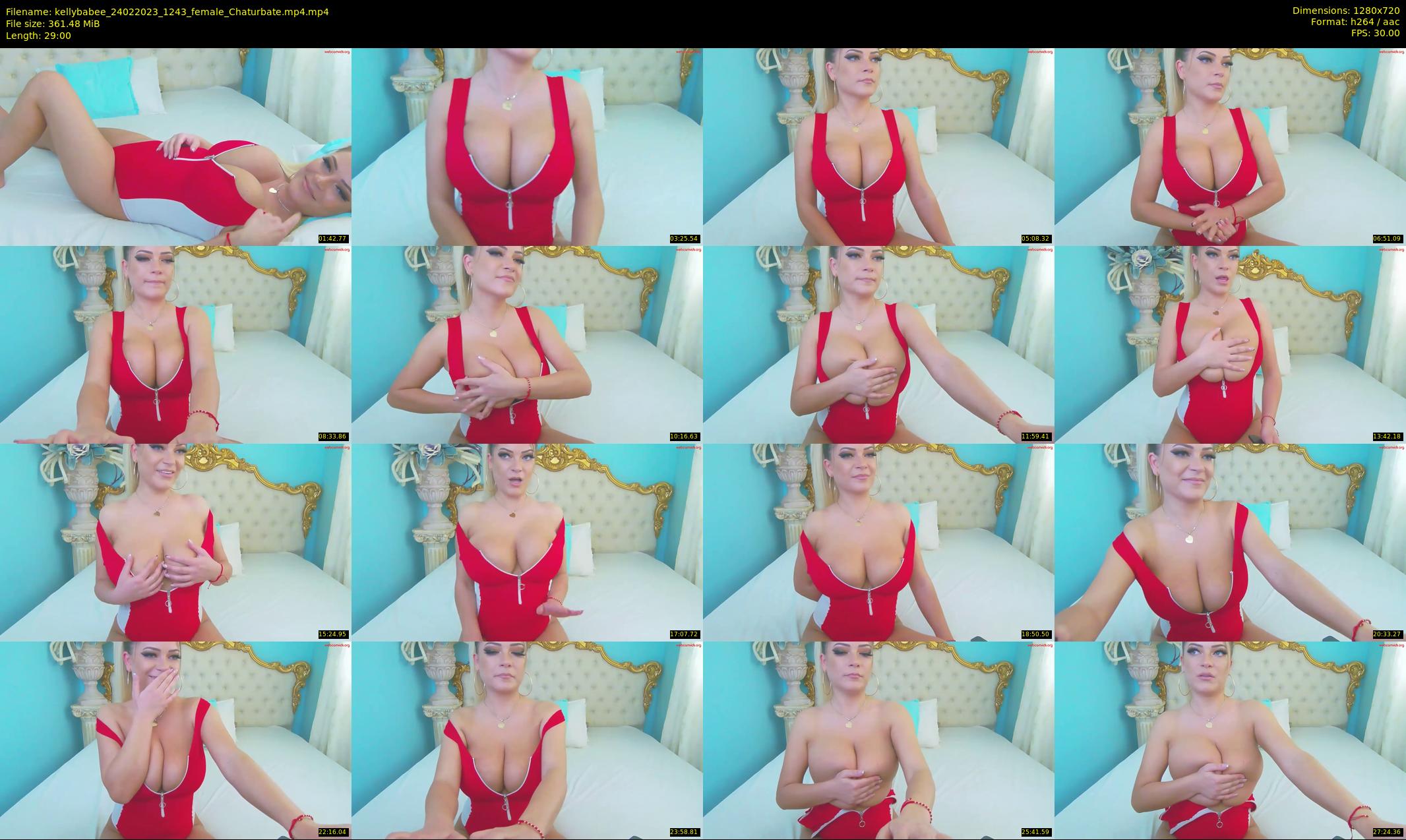 kellybabee — 29 minute Chaturbate female cam show recording, 720p, Feb 24, 2023