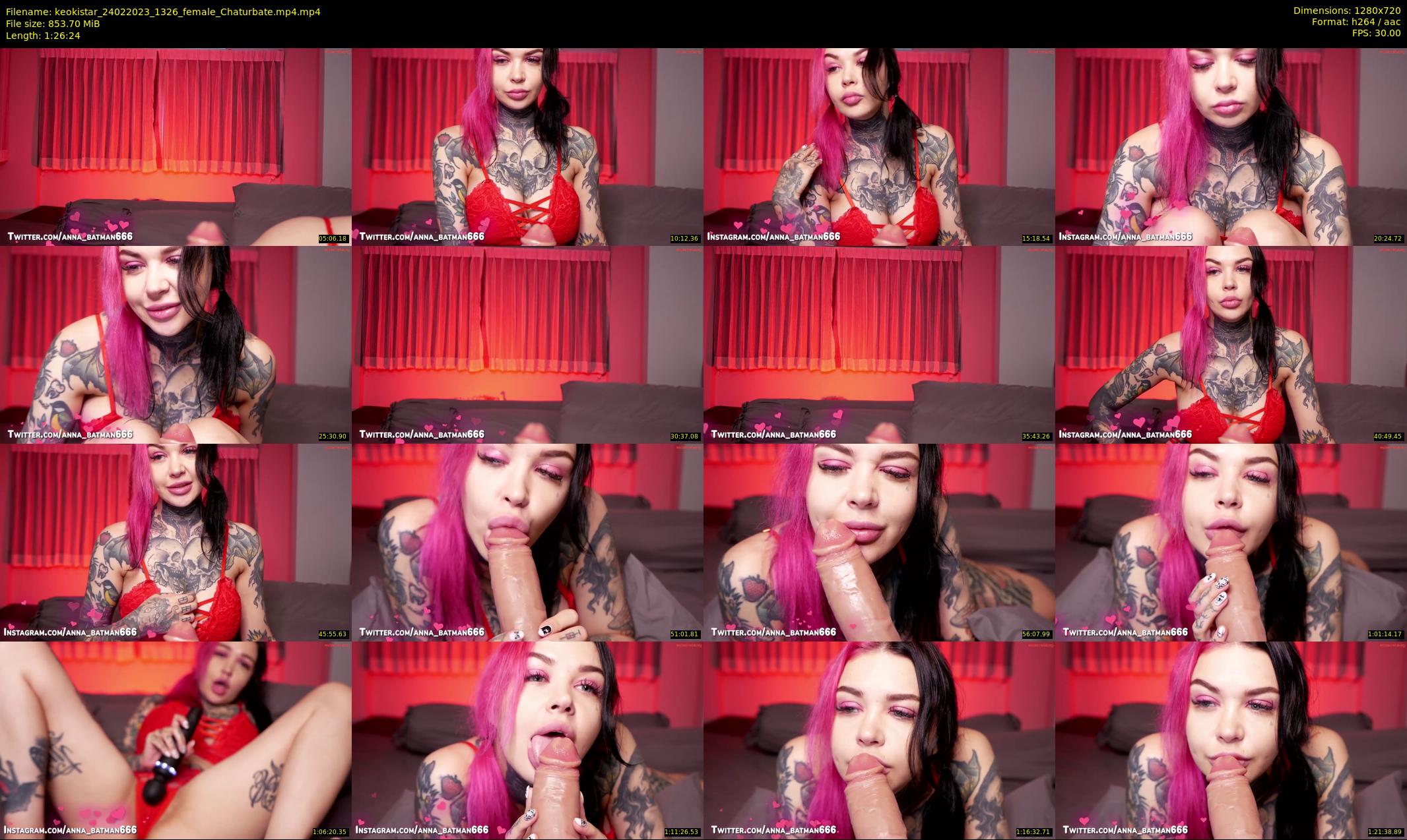 keokistar — 87 minute Chaturbate female cam show recording, 720p, Feb 24, 2023