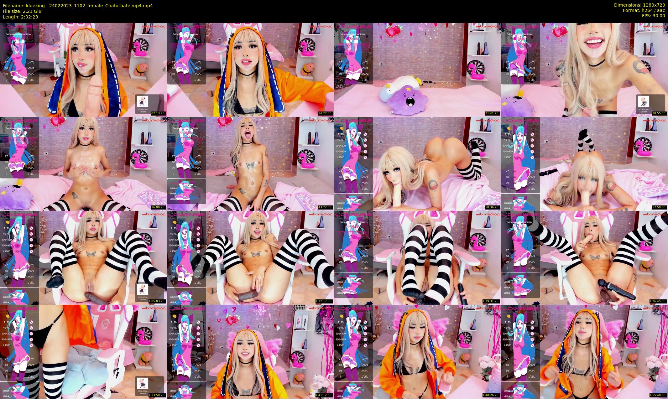 kloeking_ — 123 minute Chaturbate female cam show recording, 720p, Feb 24, 2023