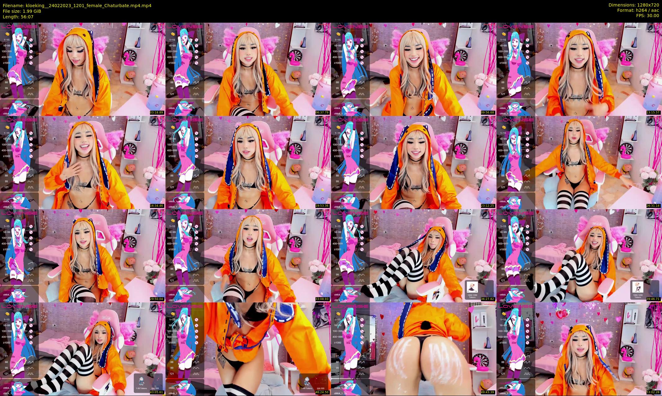 kloeking_ — 57 minute Chaturbate female cam show recording, 720p, Feb 24, 2023