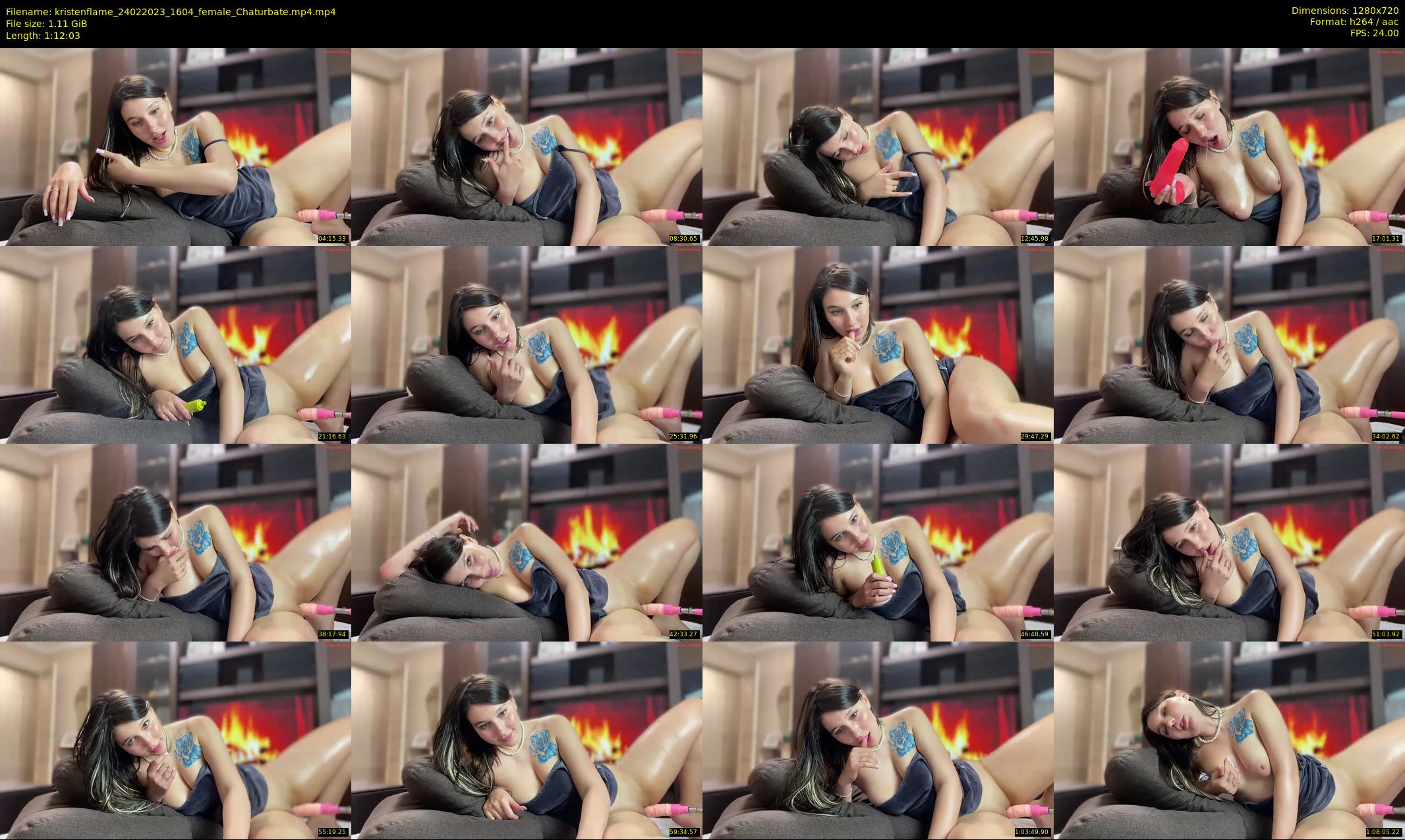 kristenflame — 73 minute Chaturbate couple cam show recording, 720p, Feb 24, 2023