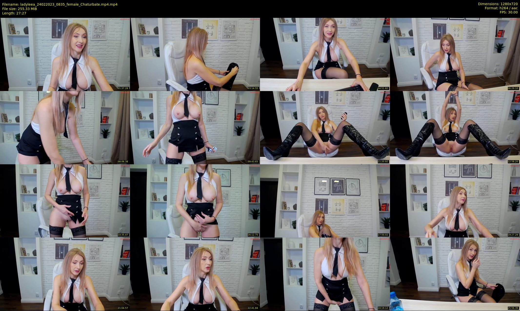 ladyleea — 28 minute Chaturbate female cam show recording, 720p, Feb 24, 2023