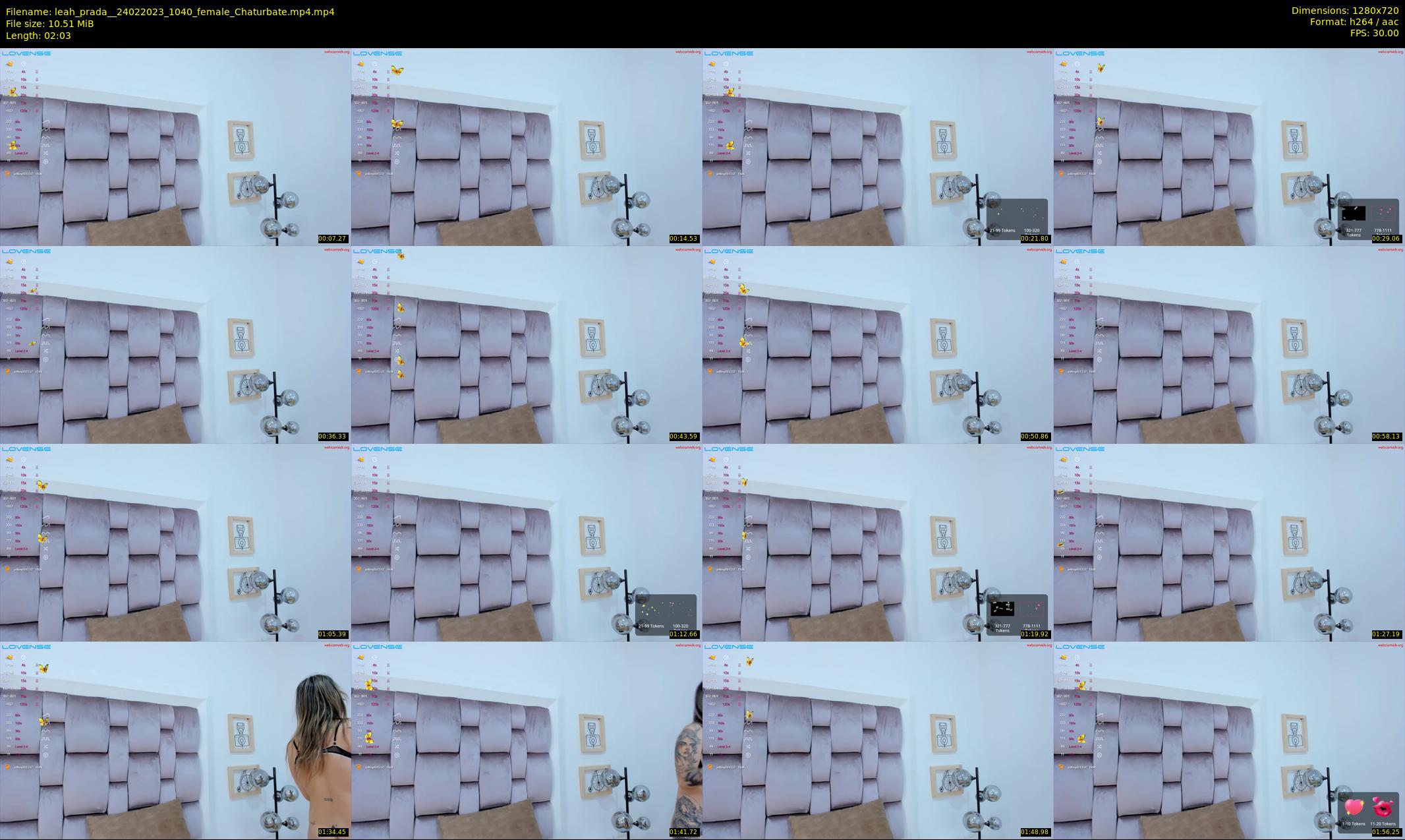 leah_prada_ — 3 minute Chaturbate female cam show recording, 720p, Feb 24, 2023