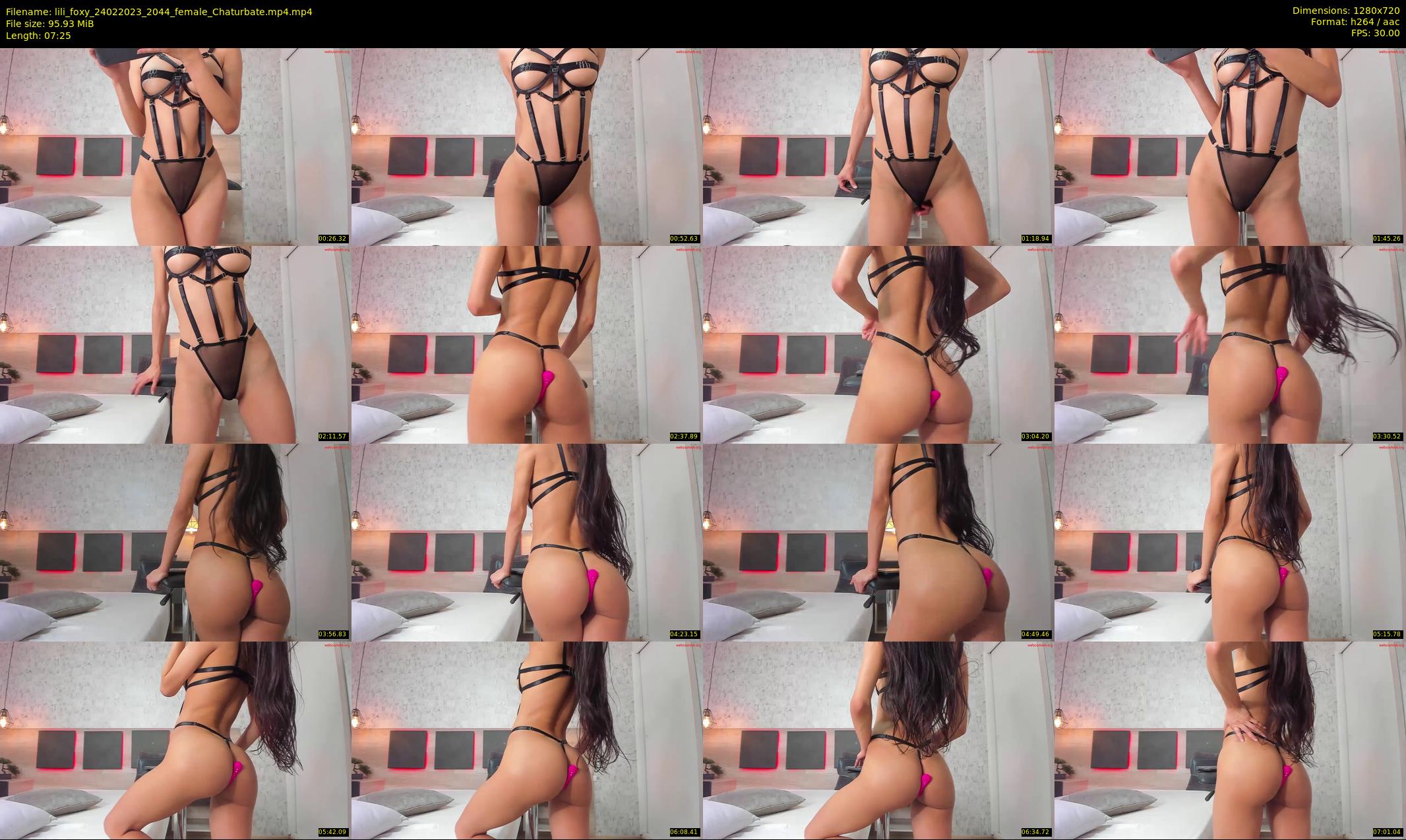 lili_foxy — 8 minute Chaturbate female cam show recording, 720p, Feb 24, 2023