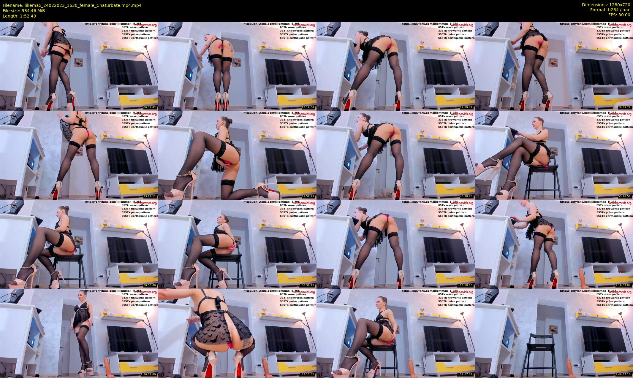 lillemax — 113 minute Chaturbate female cam show recording, 720p, Feb 24, 2023
