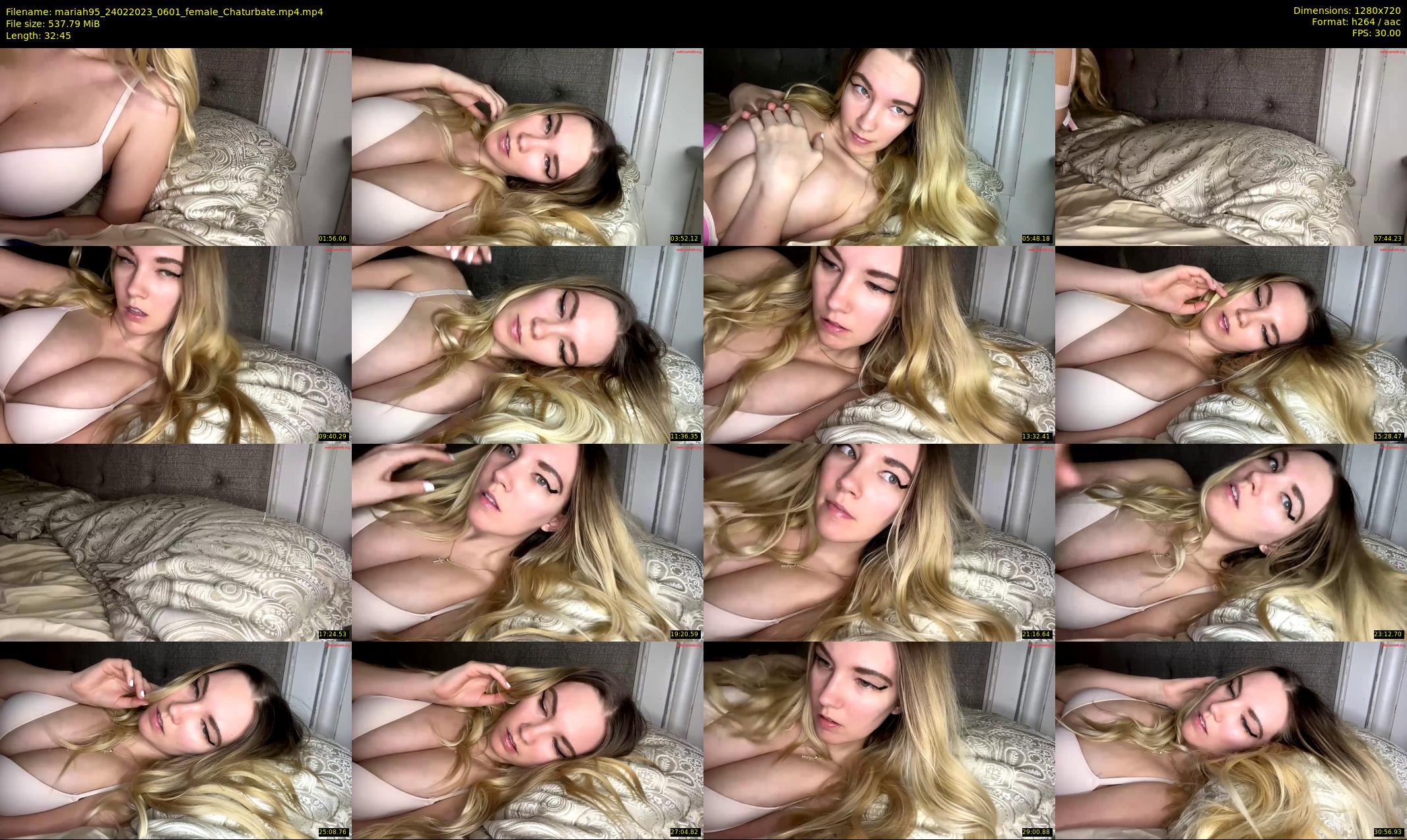 mariah95 — 33 minute Chaturbate female cam show recording, 720p, Feb 24, 2023