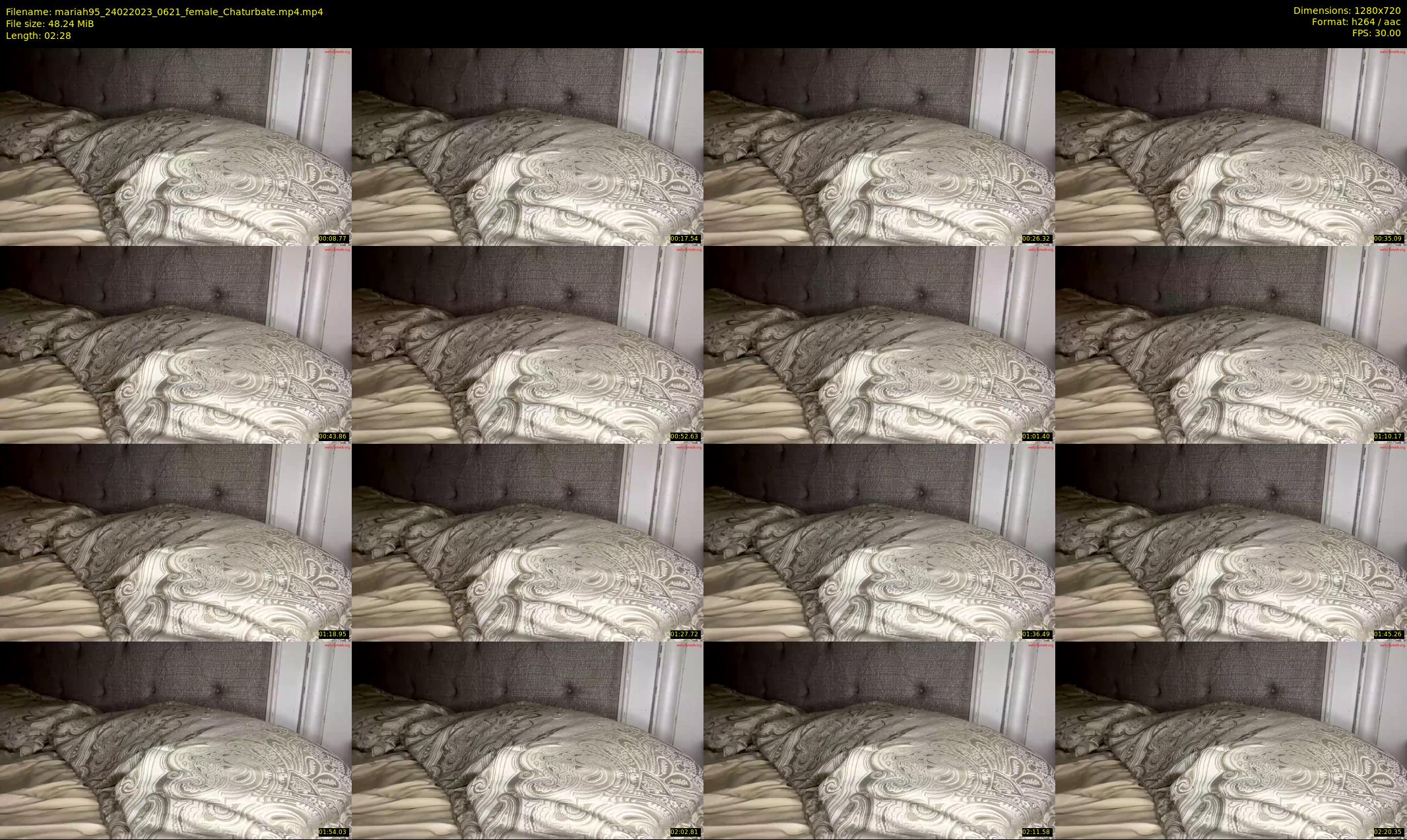 mariah95 — 3 minute Chaturbate female cam show recording, 720p, Feb 24, 2023